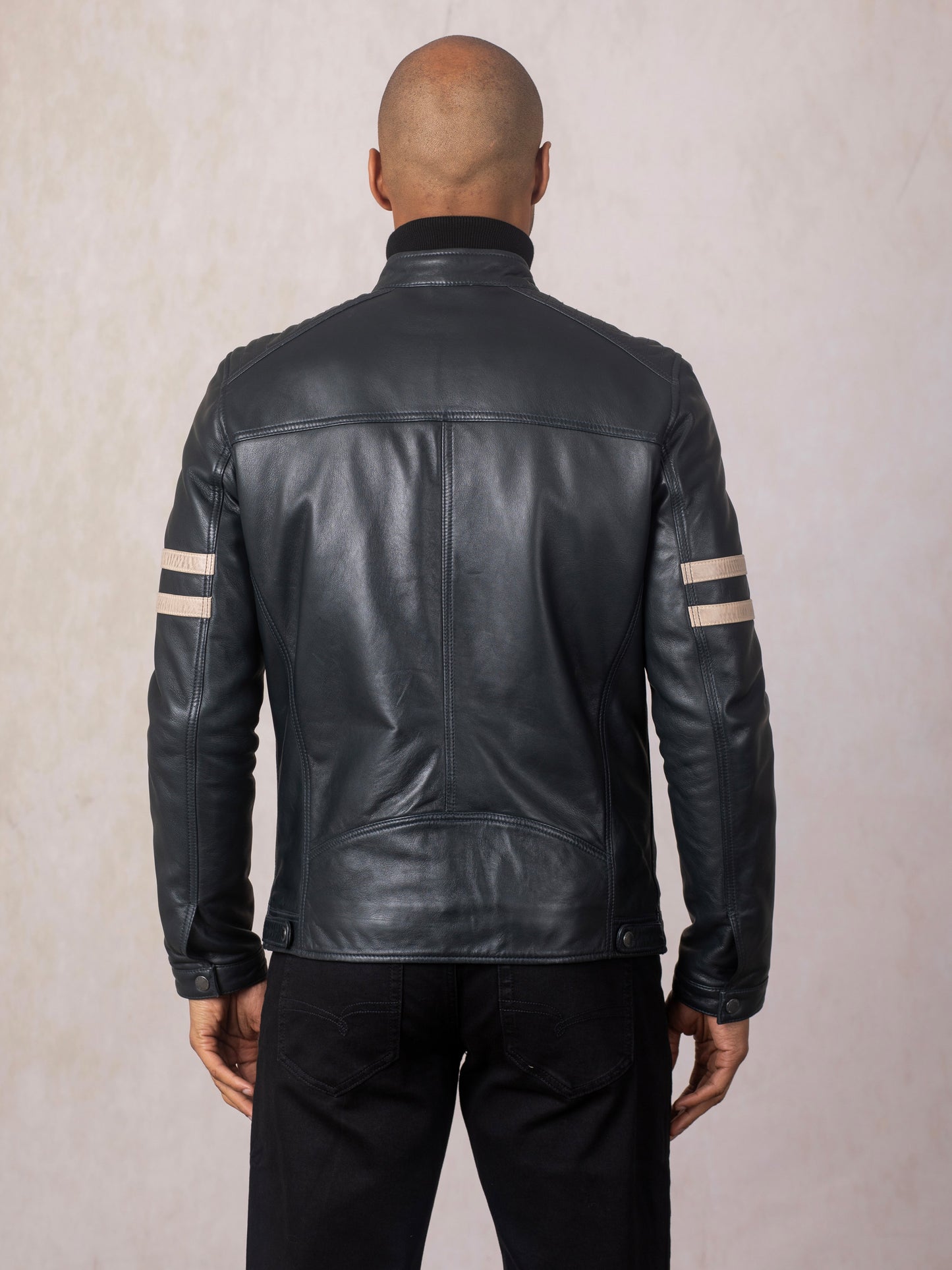 Charlie II Leather Racer Jacket