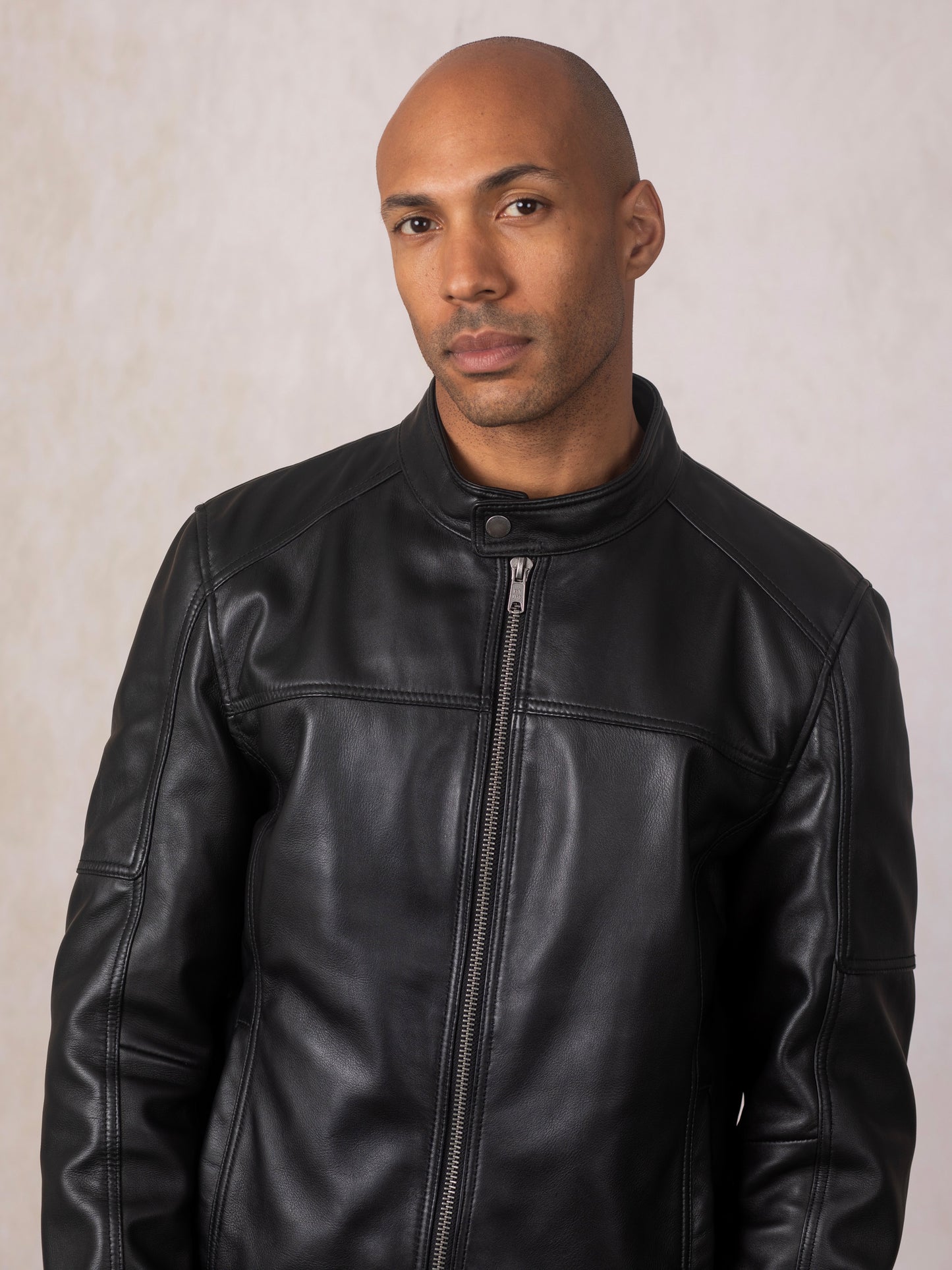 Penrith II Leather Racer Jacket