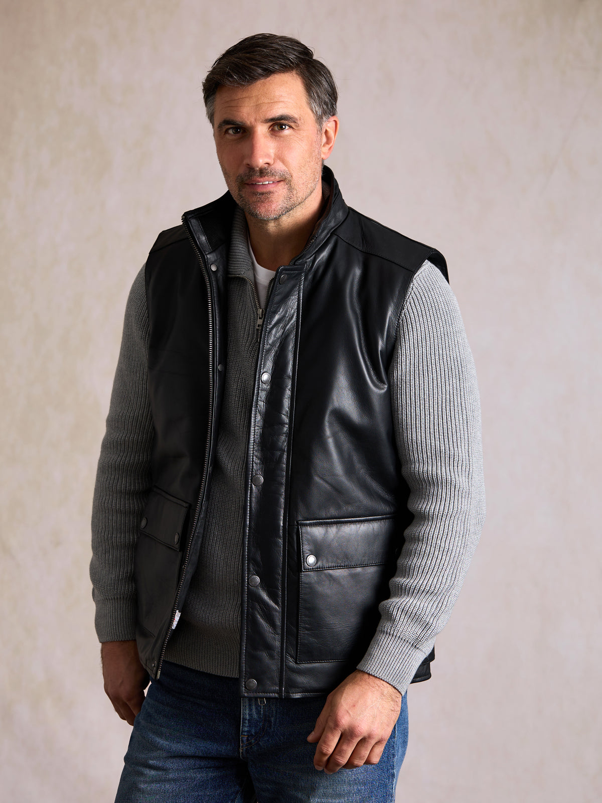 Garrigill Leather Gilet
