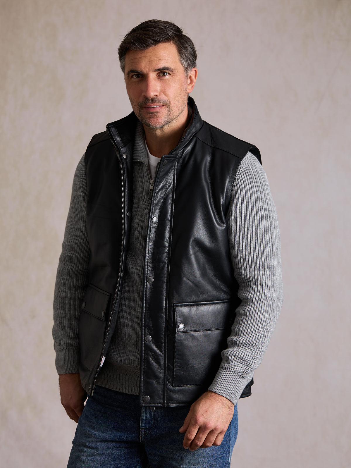 Garrigill Leather Gilet