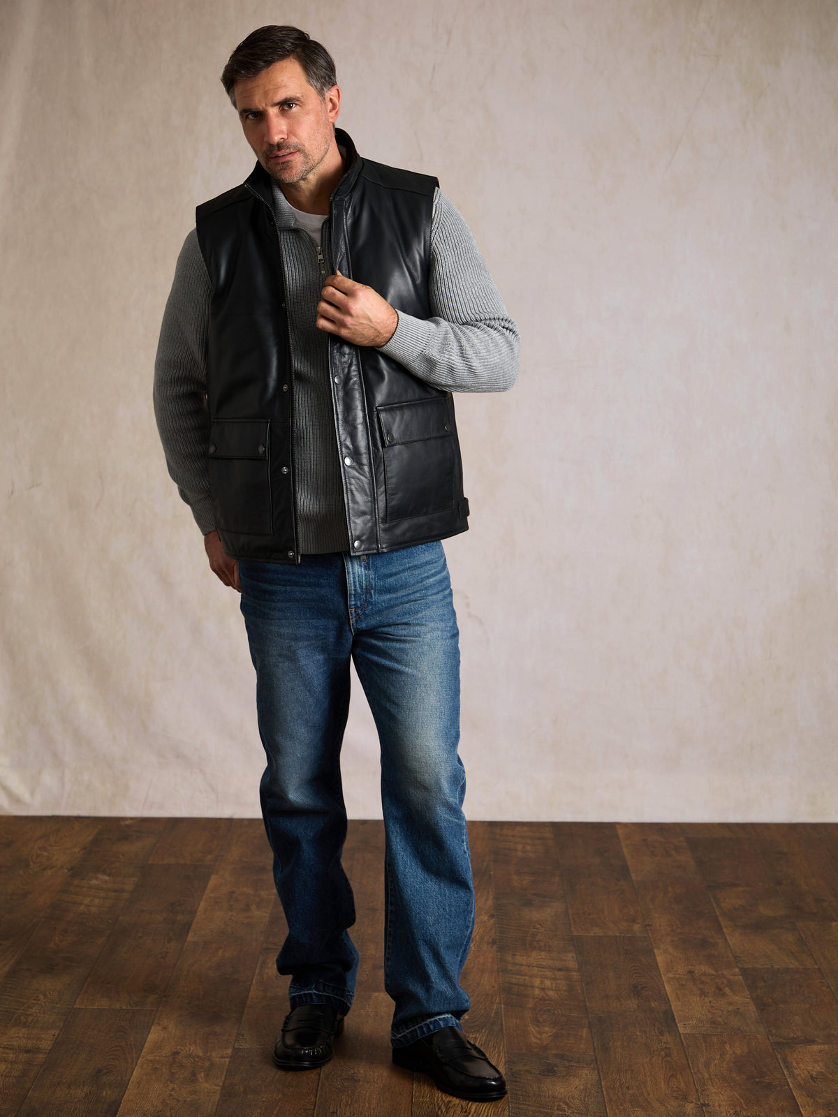 Garrigill Leather Gilet