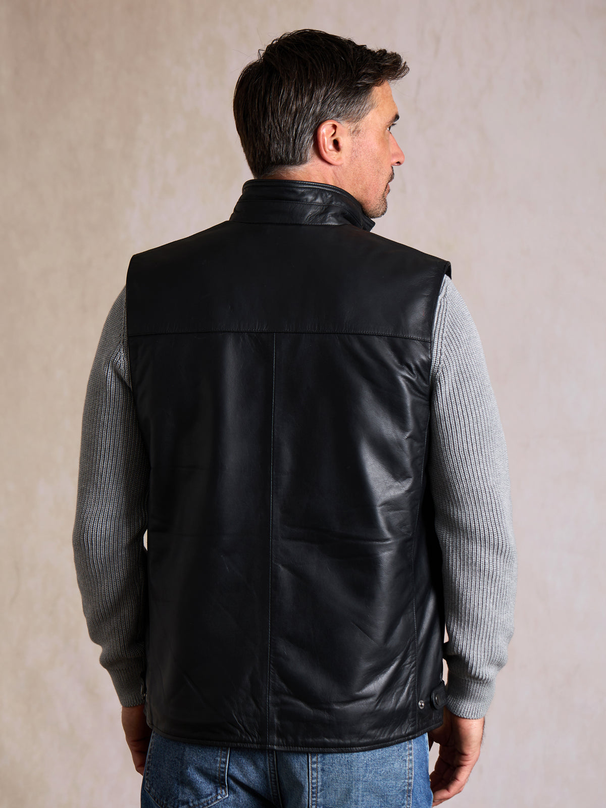 Garrigill Leather Gilet