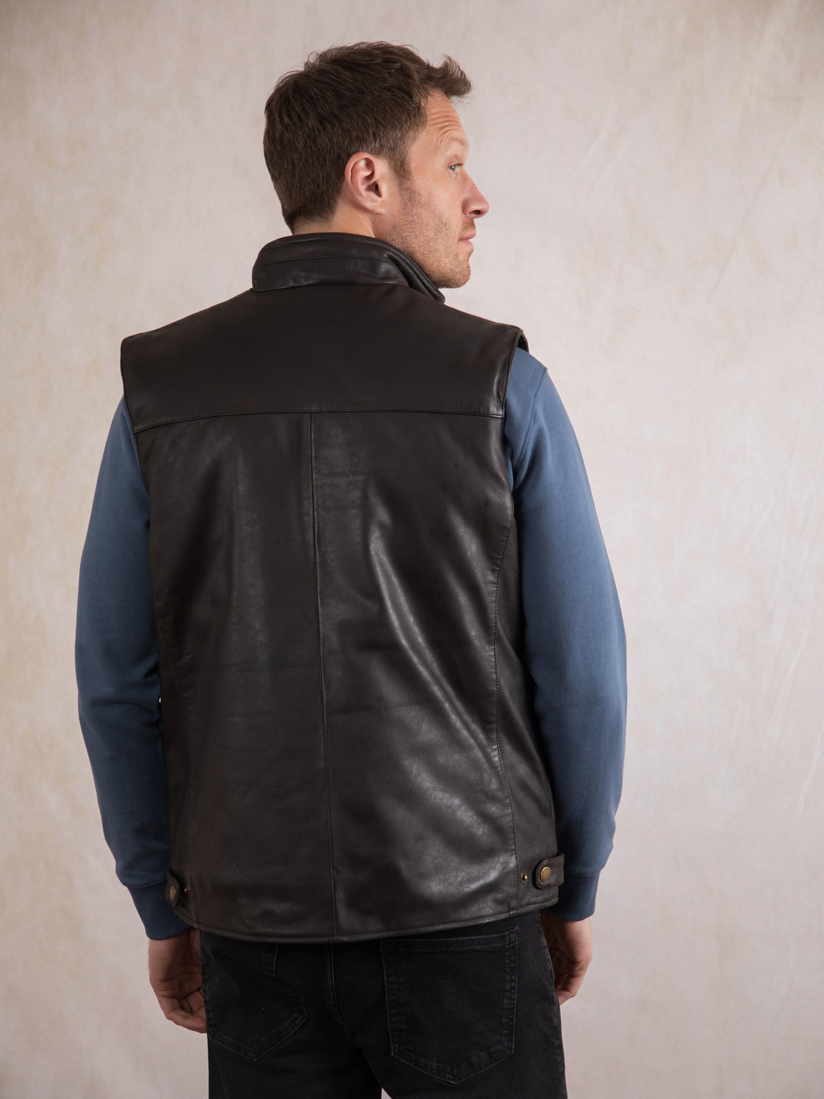 Garrigill Leather Gilet