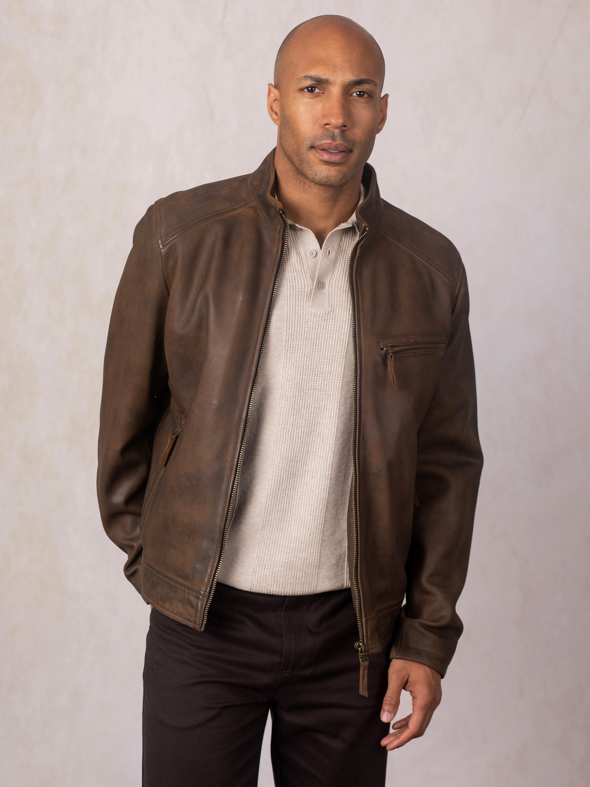 Crookshaw Leather Jacket