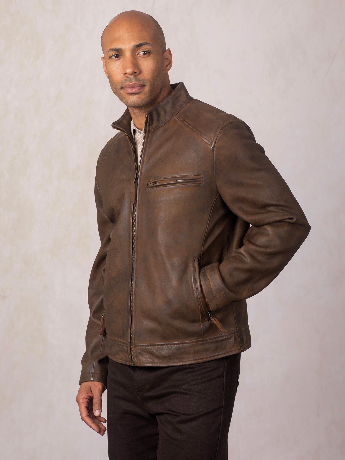 Crookshaw Leather Jacket