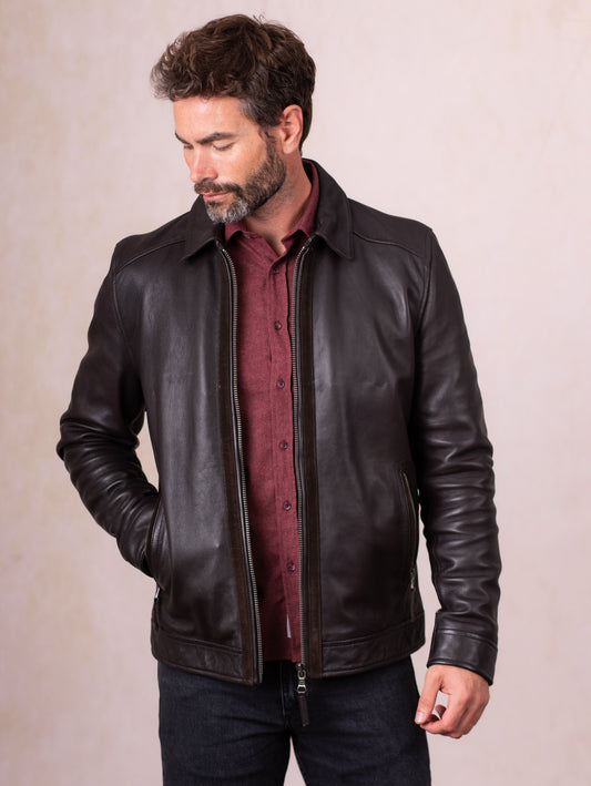 Renwickton Suede Trim Leather Jacket