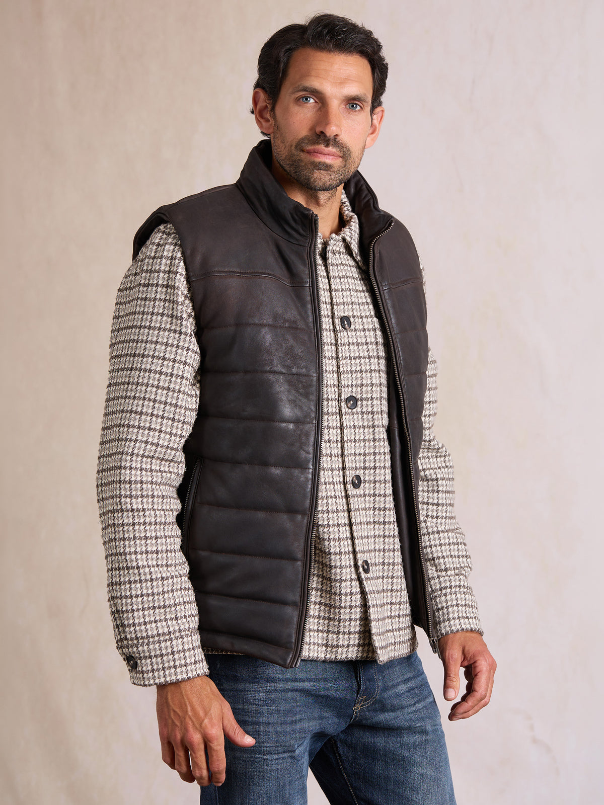 Garsdale Leather Gilet