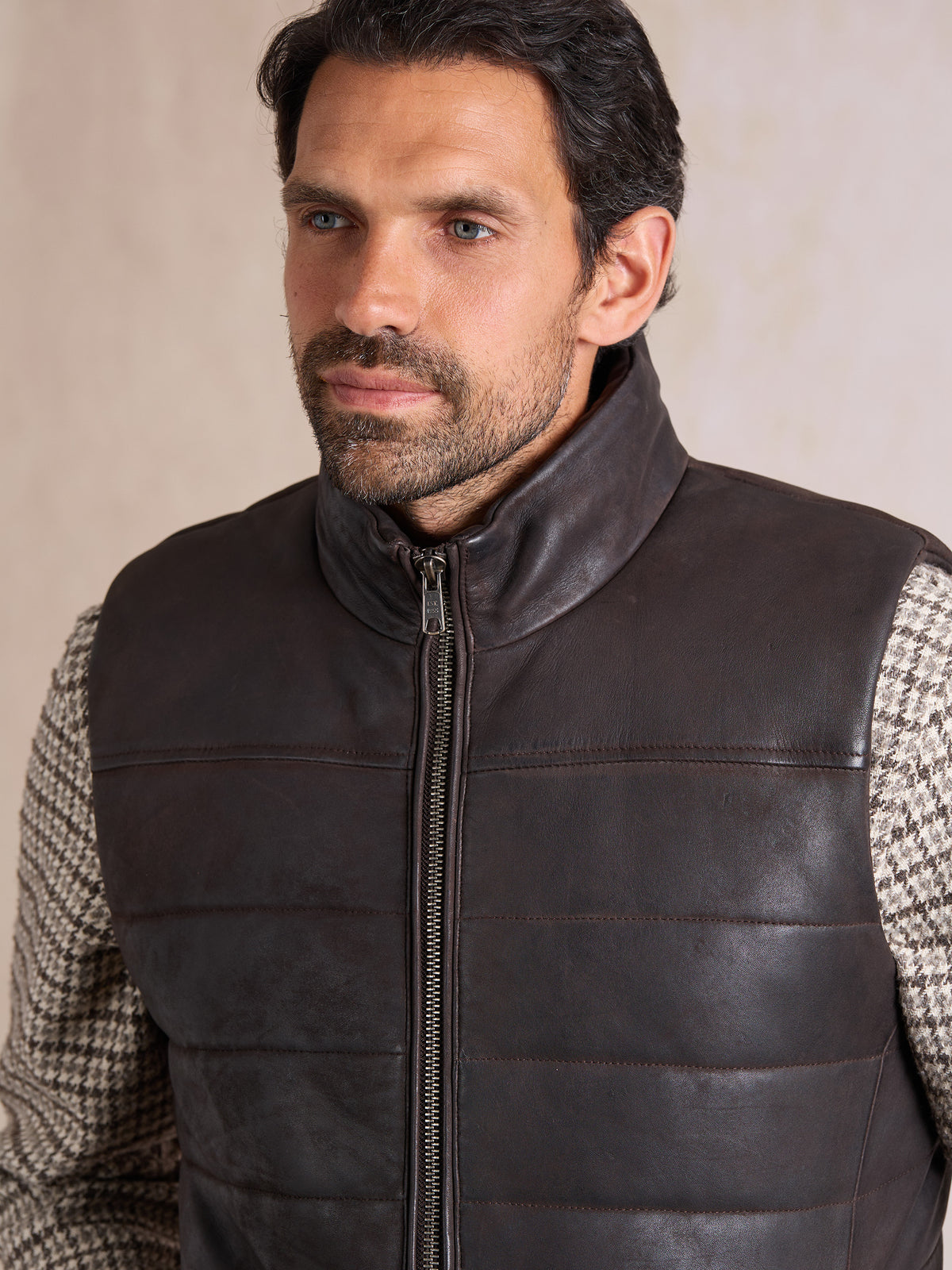 Garsdale Leather Gilet
