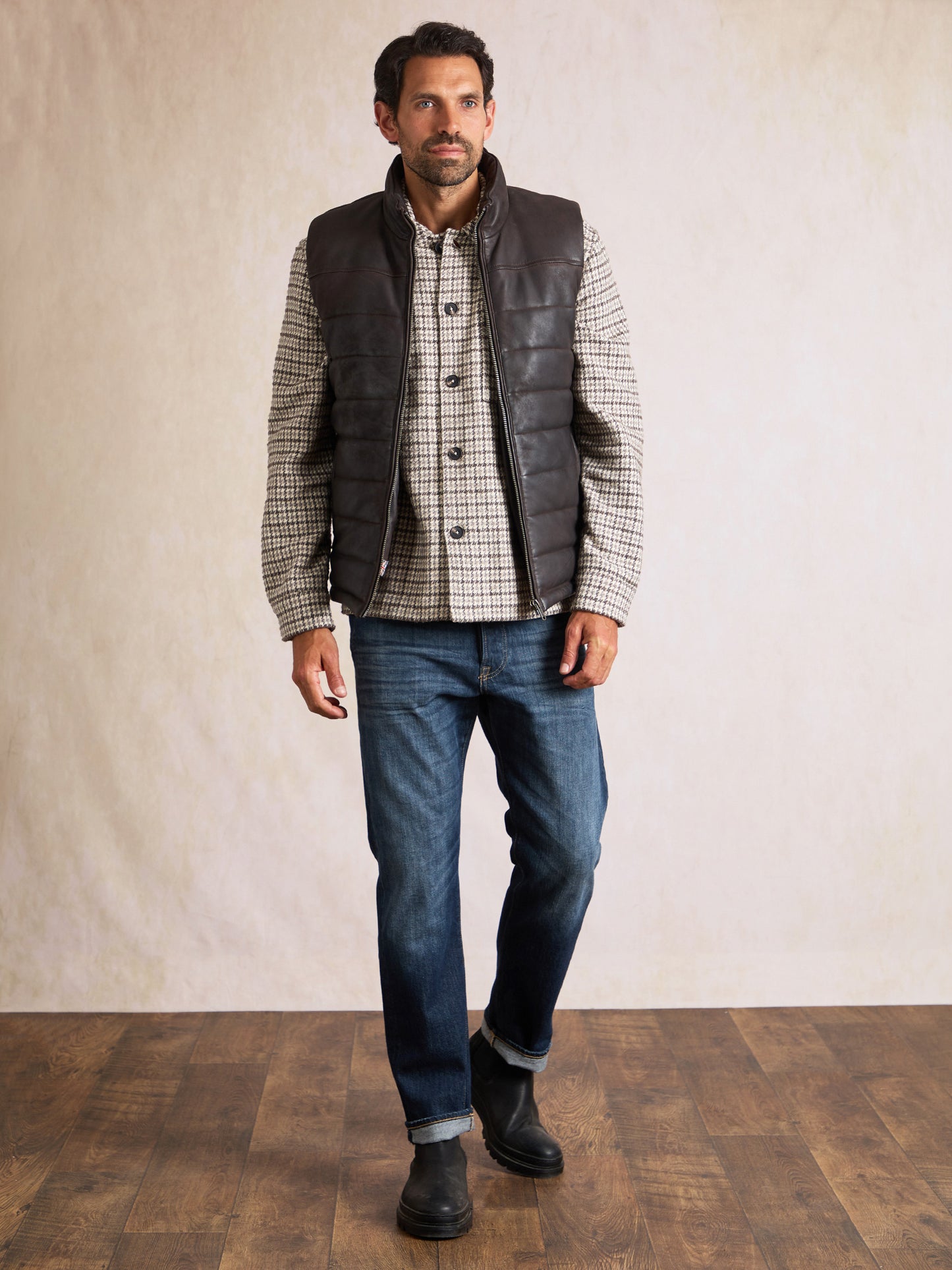 Garsdale Leather Gilet