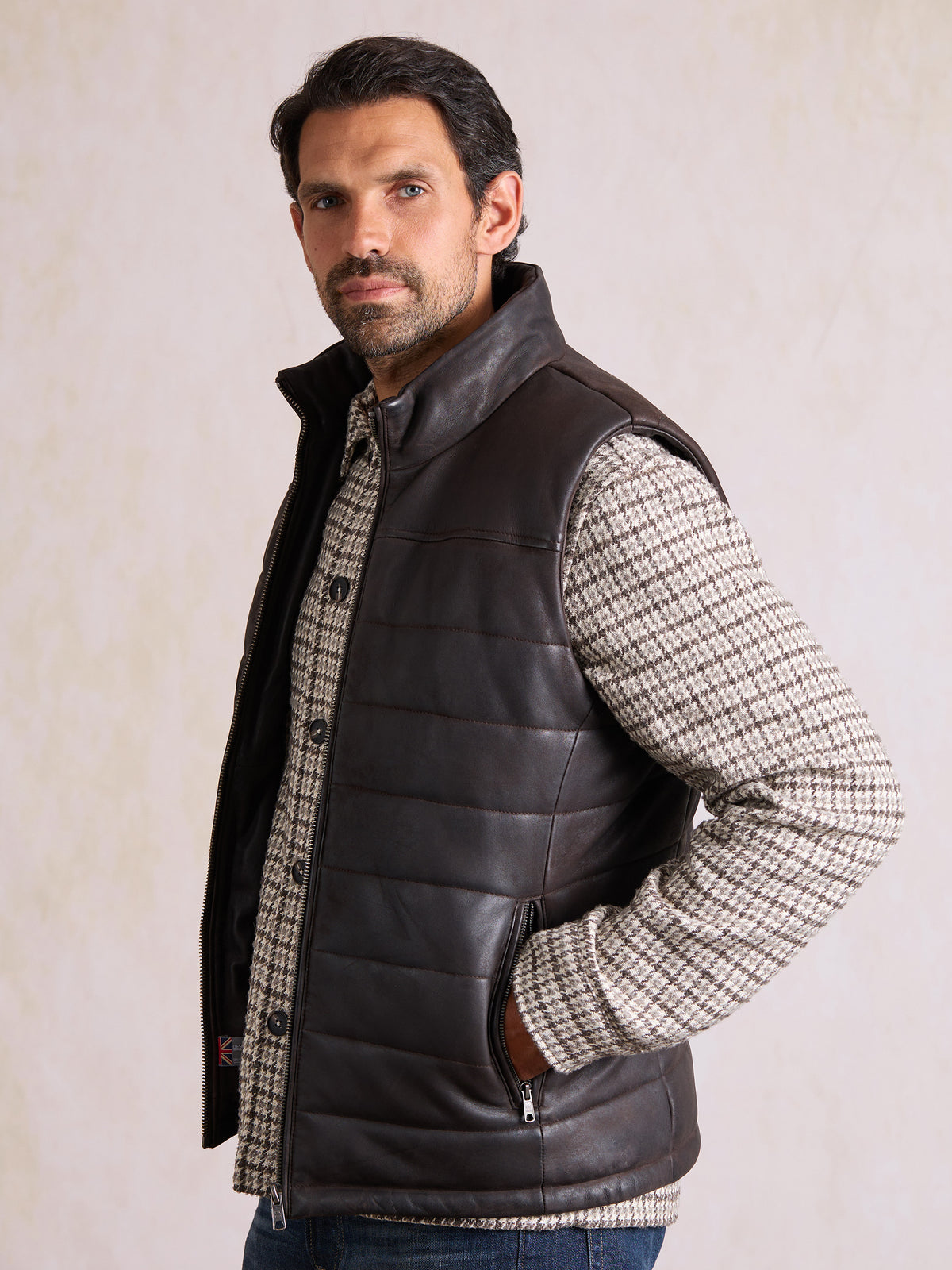 Garsdale Leather Gilet