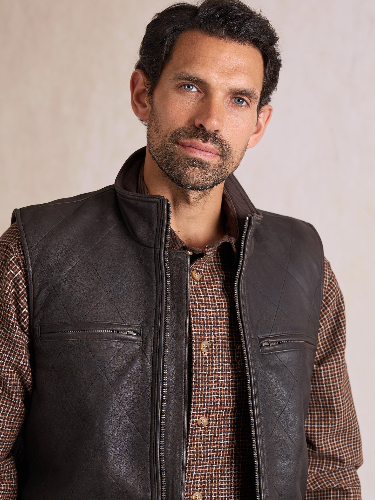Grinsdale Leather Gilet