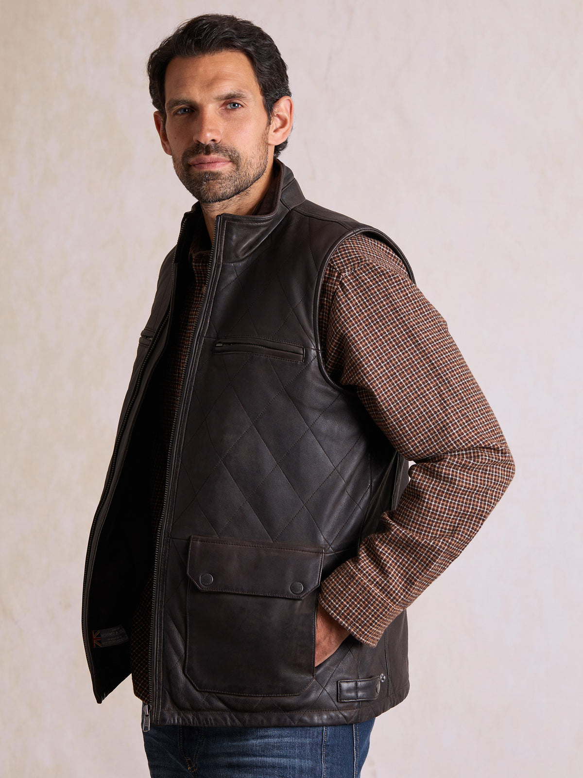 Grinsdale Leather Gilet