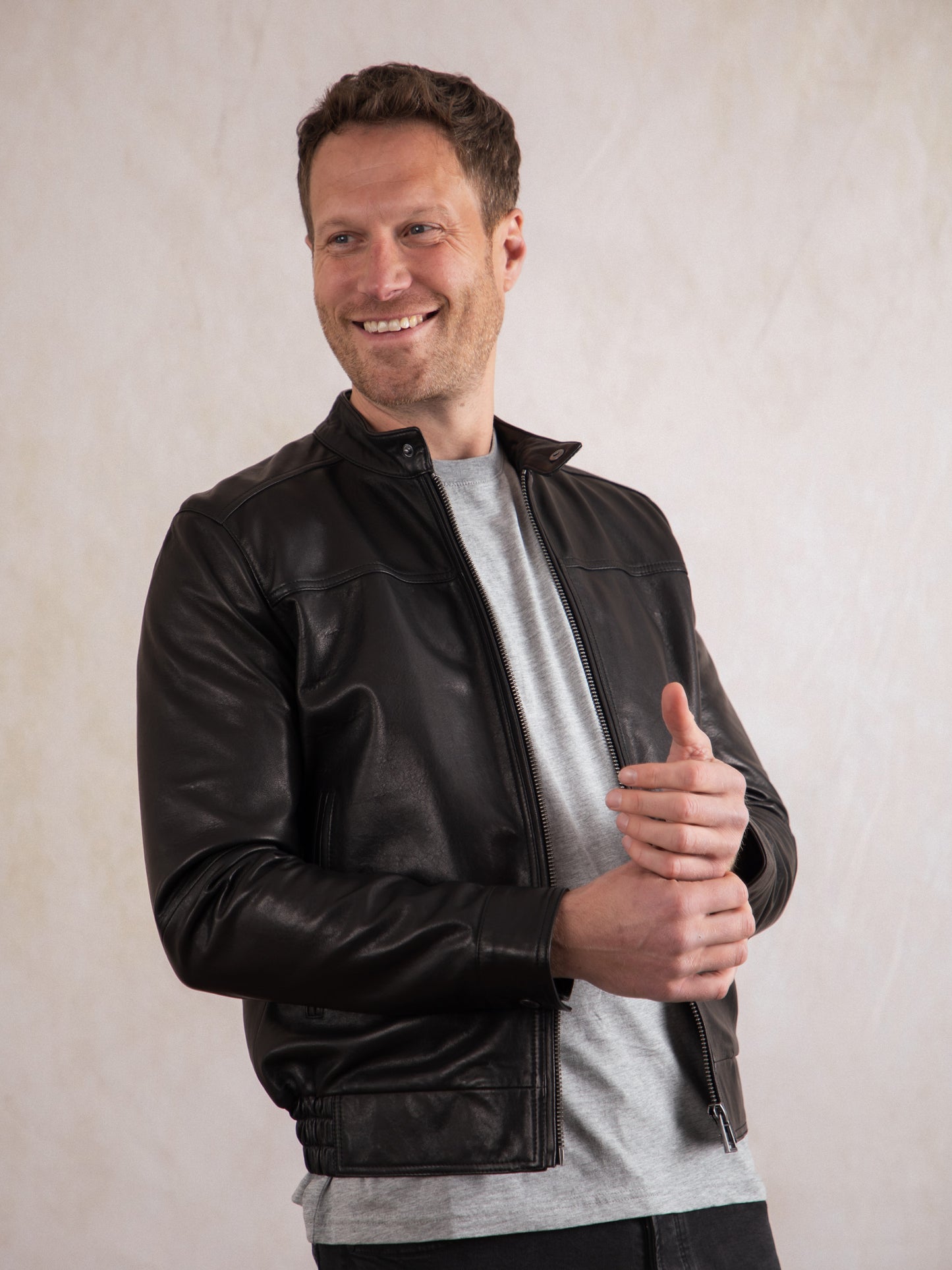 Cotehall Leather Jacket