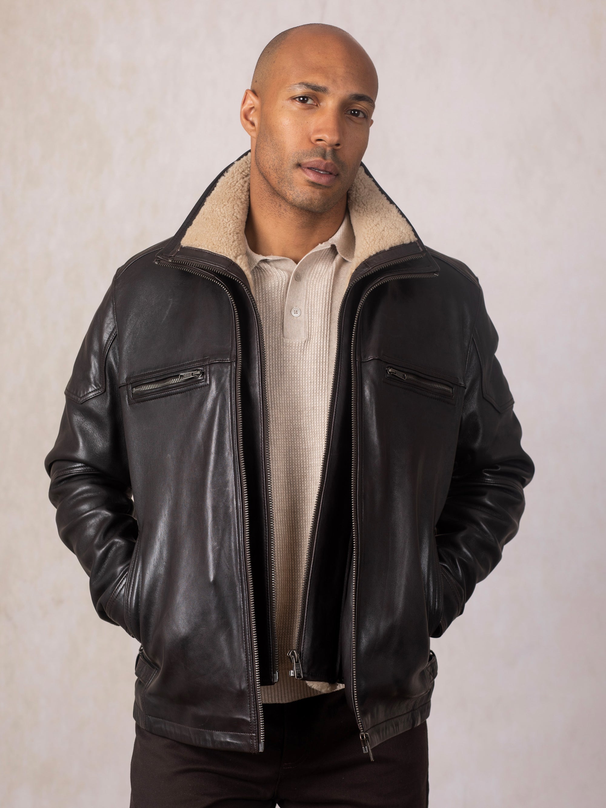 Gosforth Leather Coat
