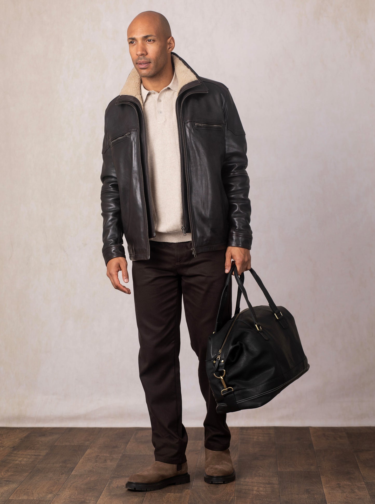 Gosforth Leather Coat