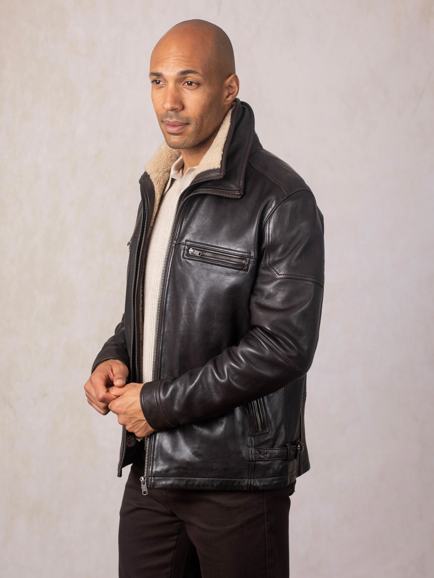 Gosforth Leather Coat