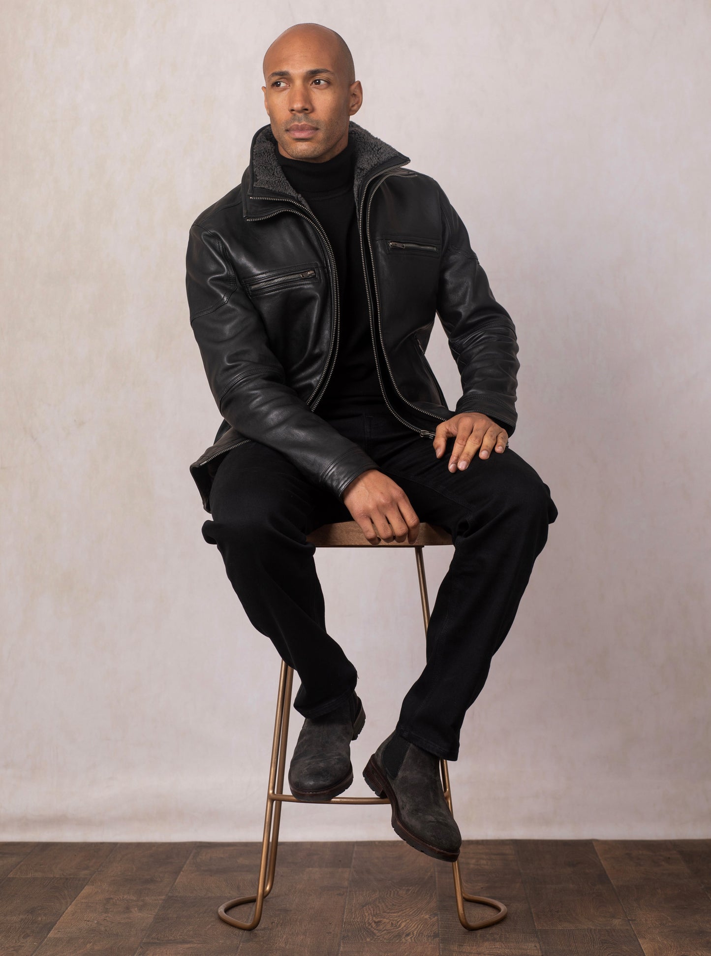 Gosforth Leather Coat