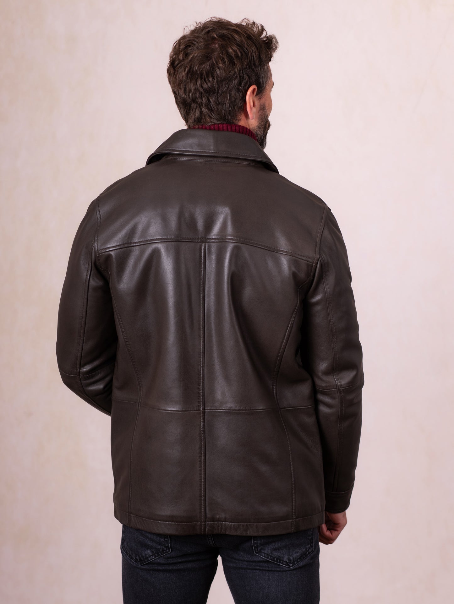 Ravenstonedale Collared Leather Jacket