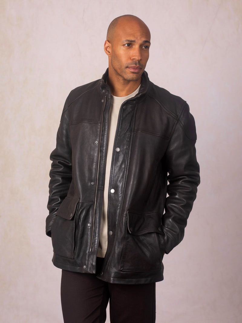 Strands Leather Coat