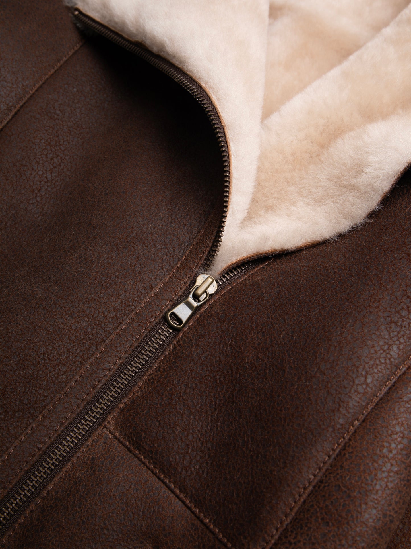 Armboth Shearling Aviator Jacket
