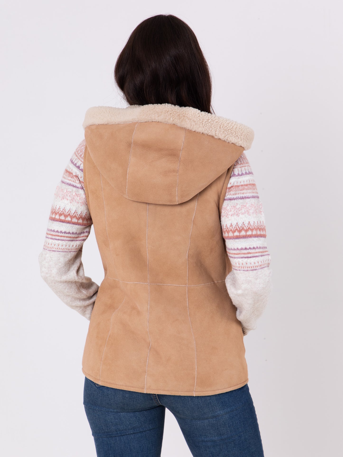 Grasmoor Shearling Hooded Gilet