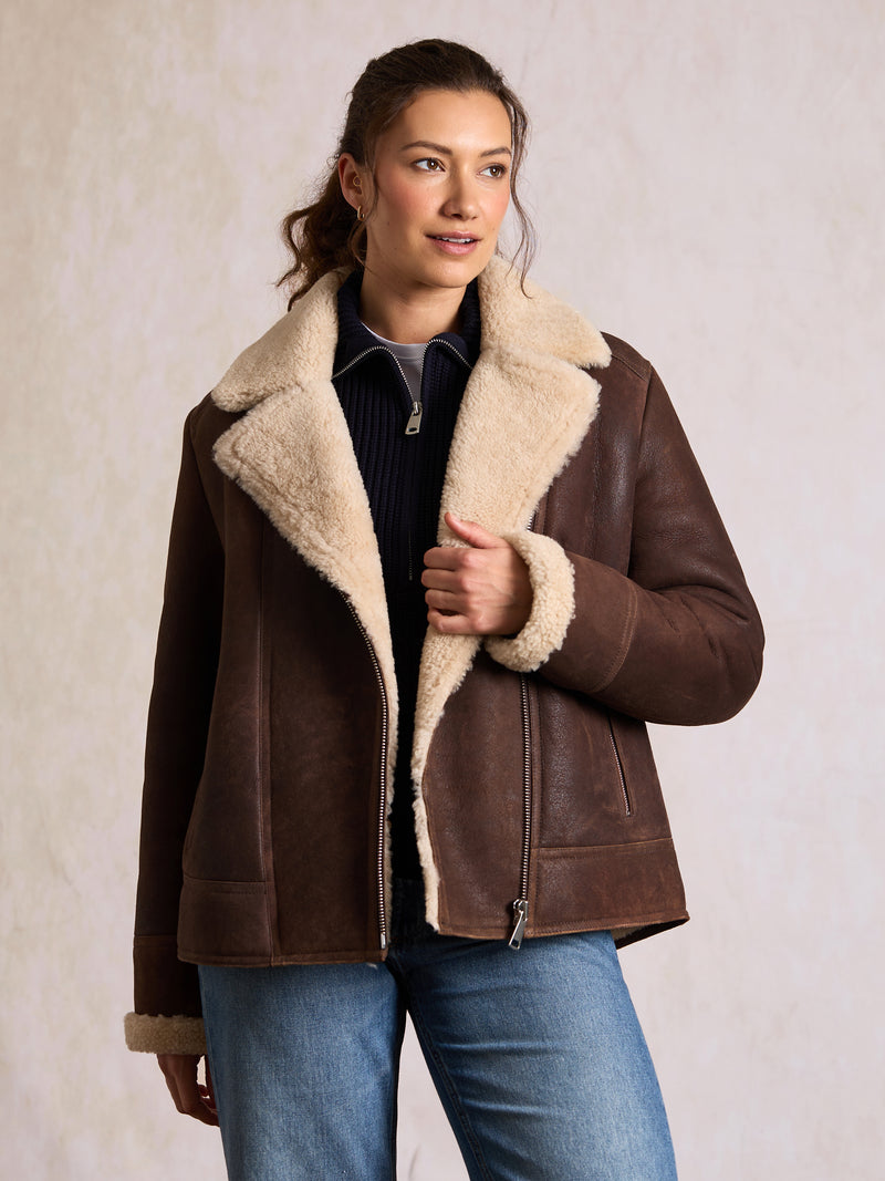 Arnaby Sheepskin Aviator Jacket