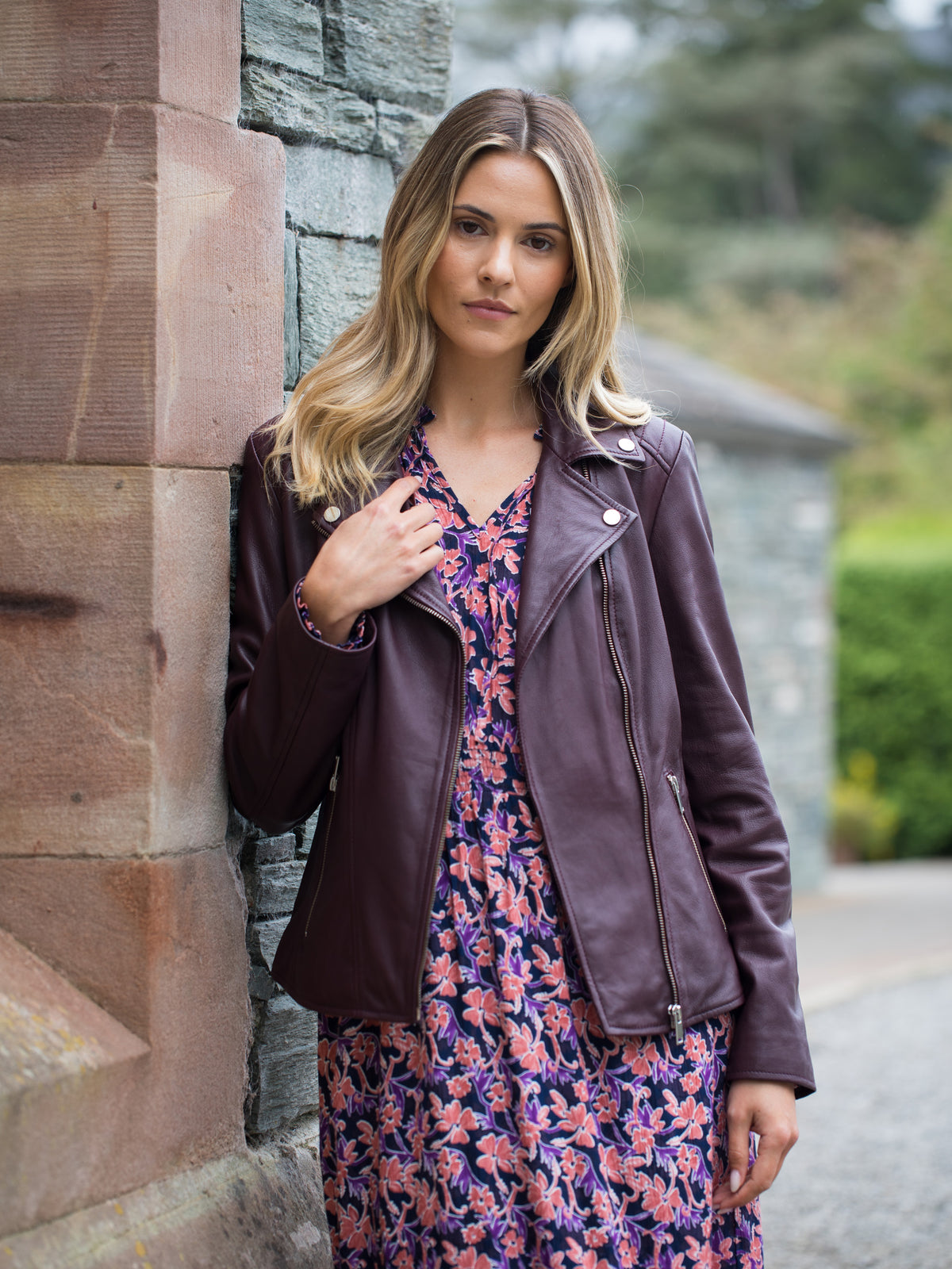 Thirlmere Leather Biker Jacket