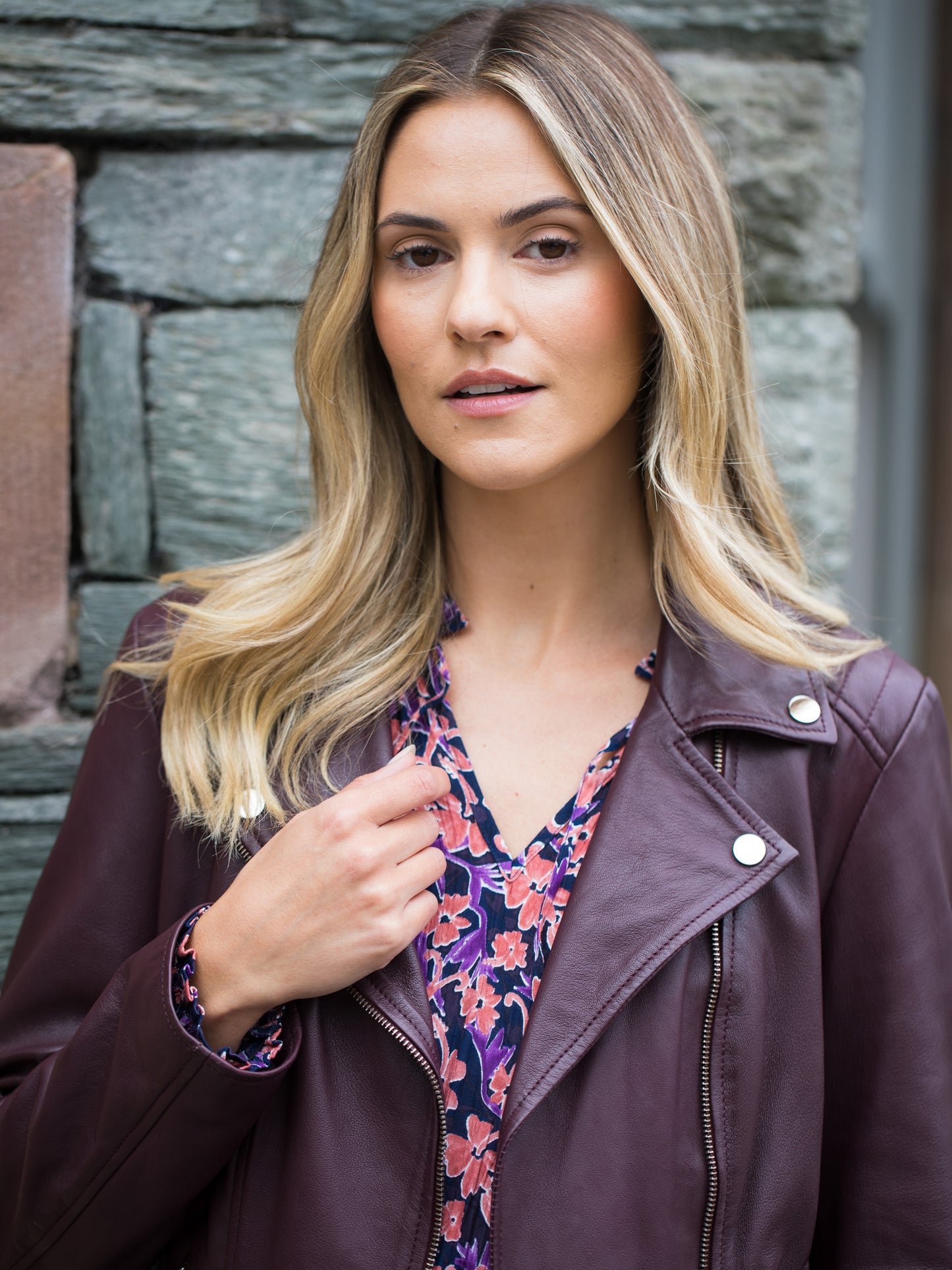 Thirlmere Leather Biker Jacket