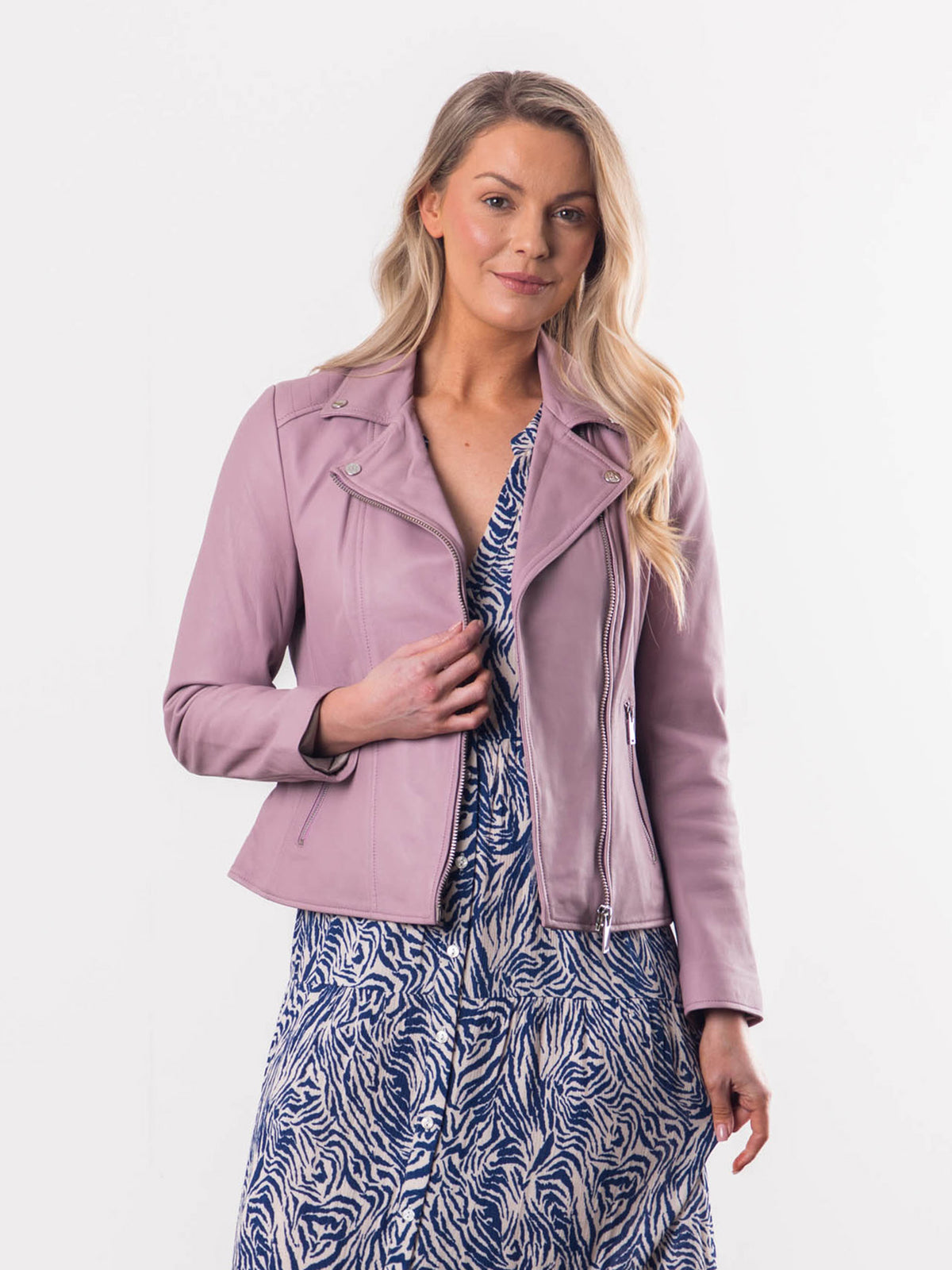 Thirlmere Leather Biker Jacket