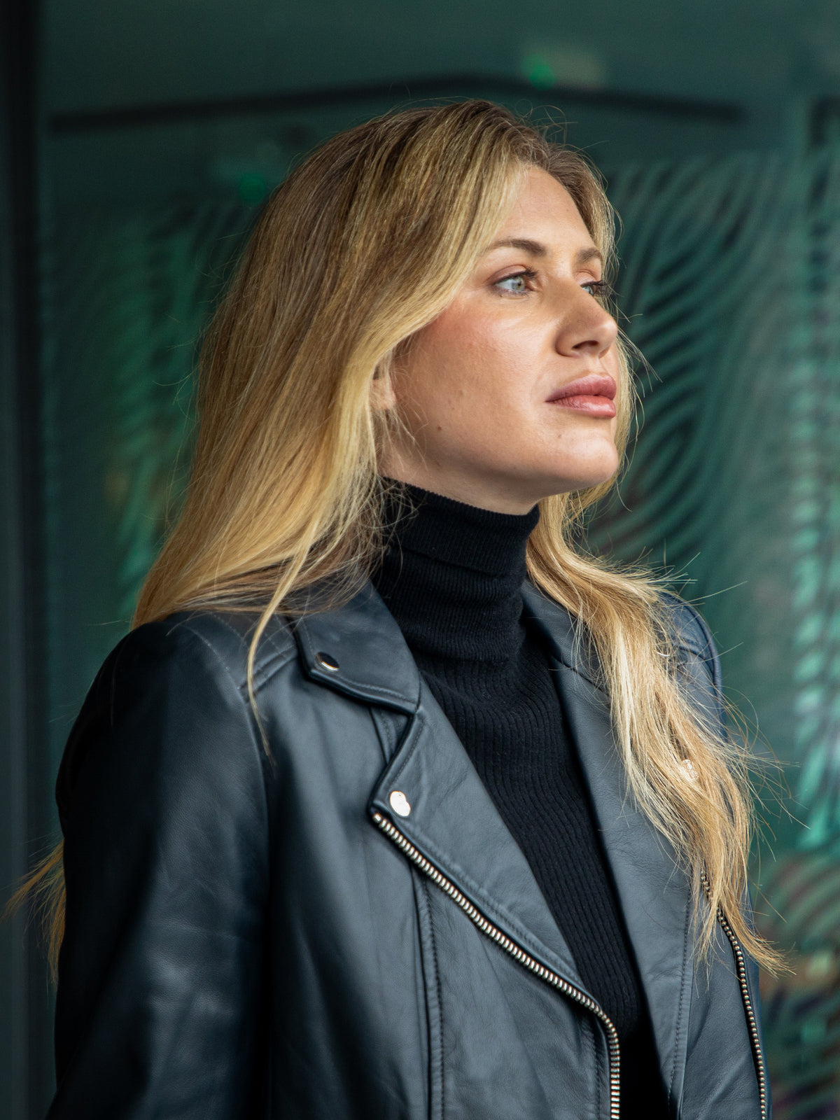 Thirlmere Leather Biker Jacket