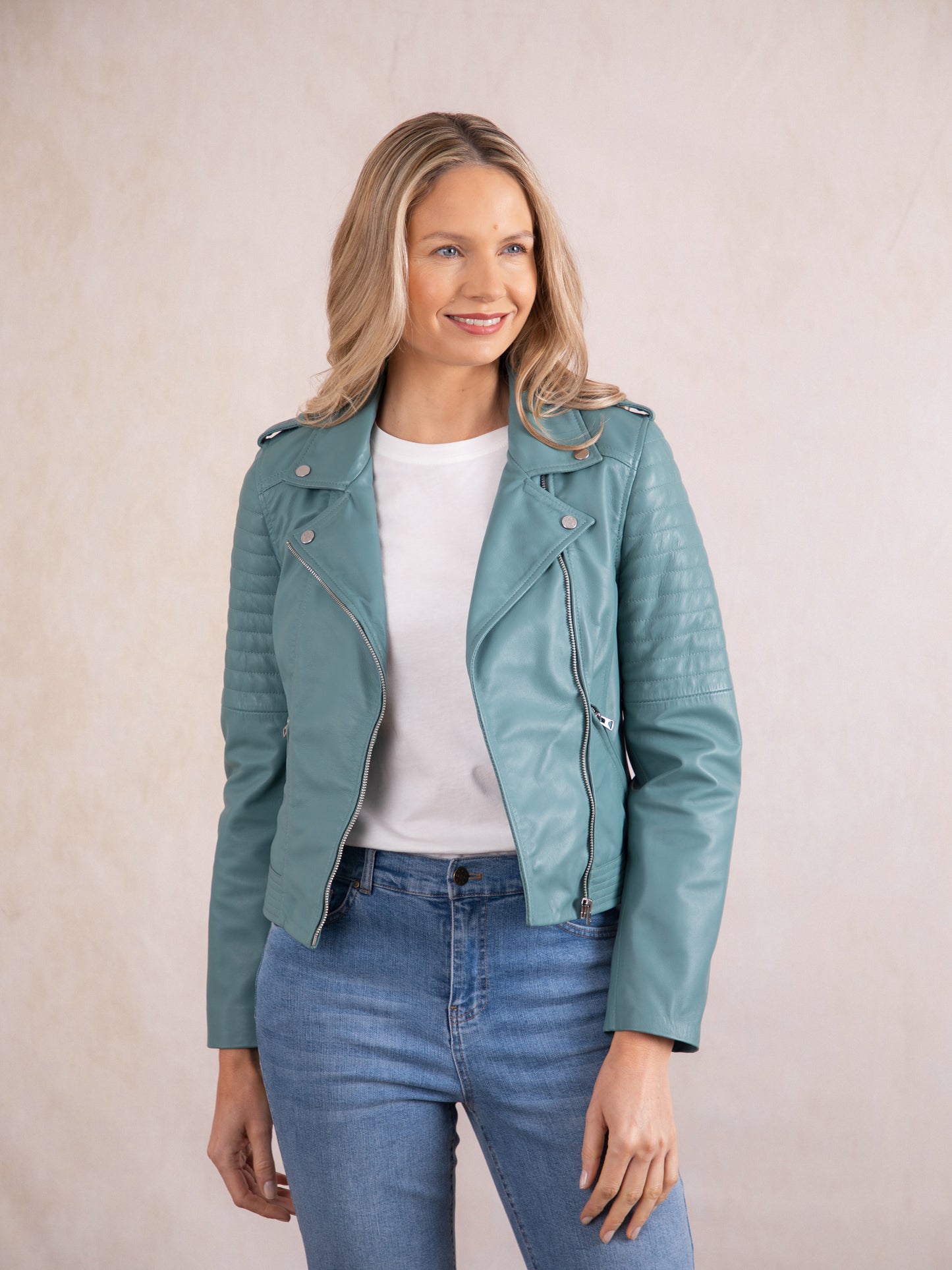 Esthwaite Leather Biker Jacket