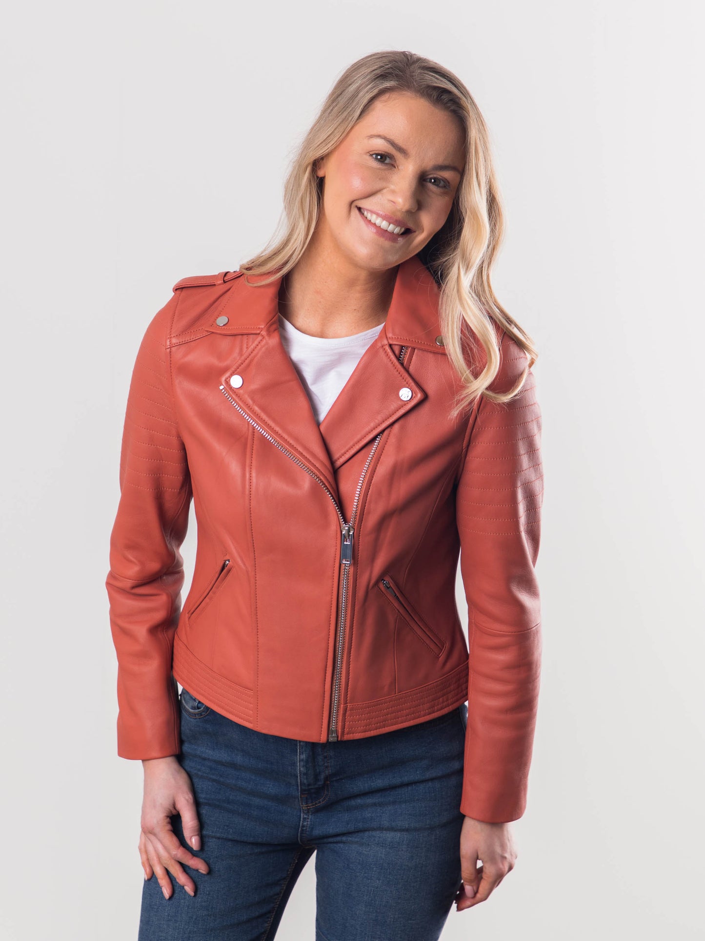 Esthwaite Leather Biker Jacket