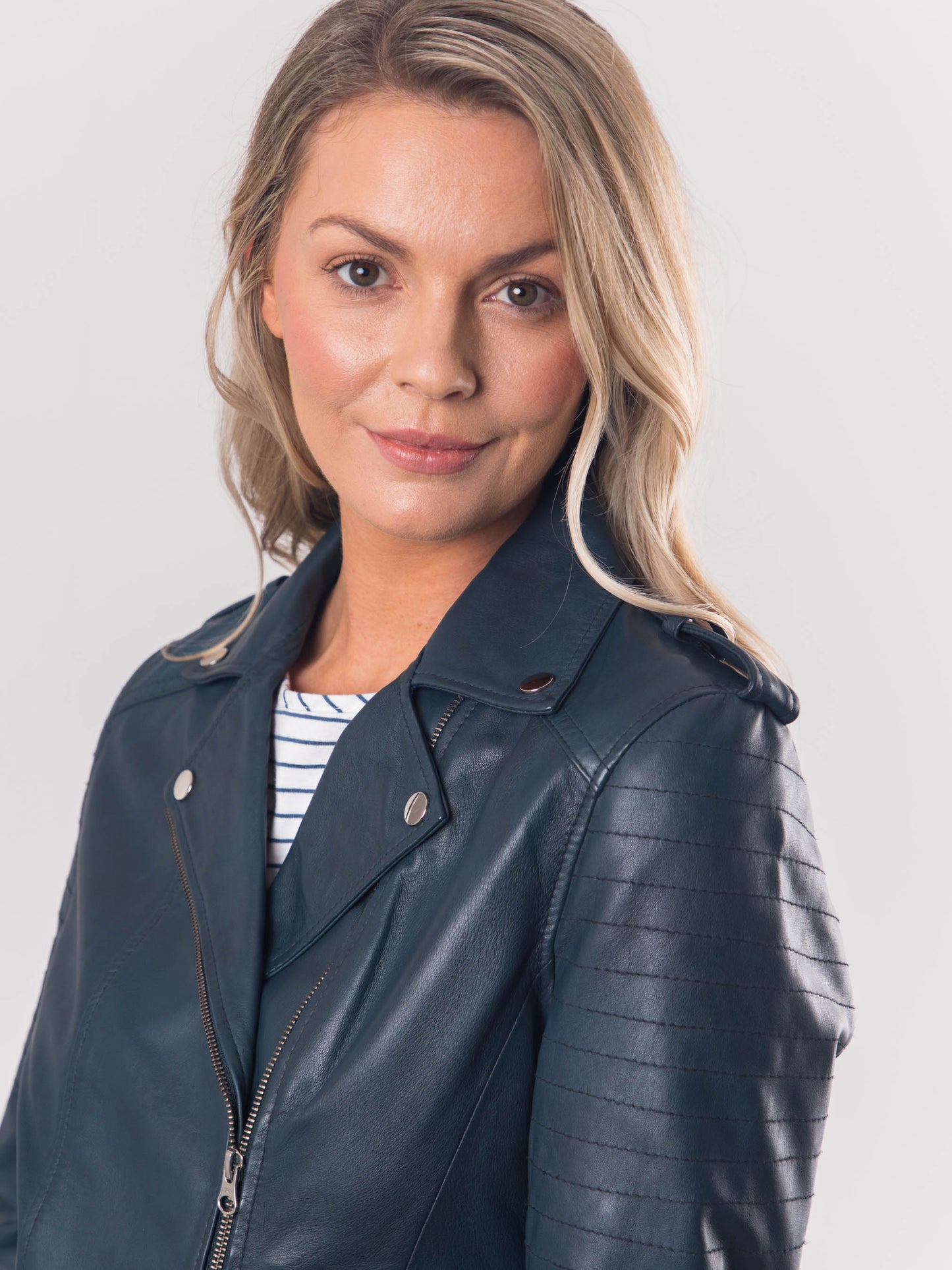 Esthwaite Leather Biker Jacket