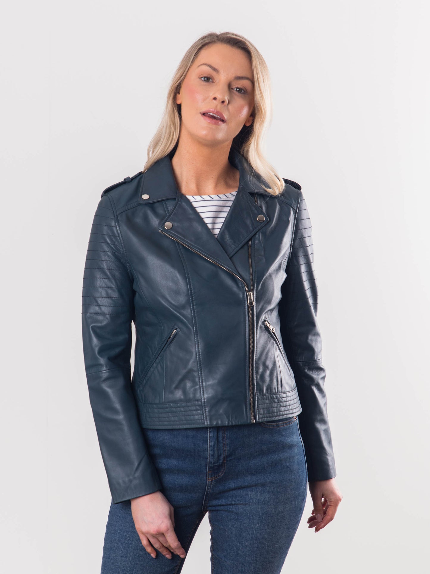Esthwaite Leather Biker Jacket