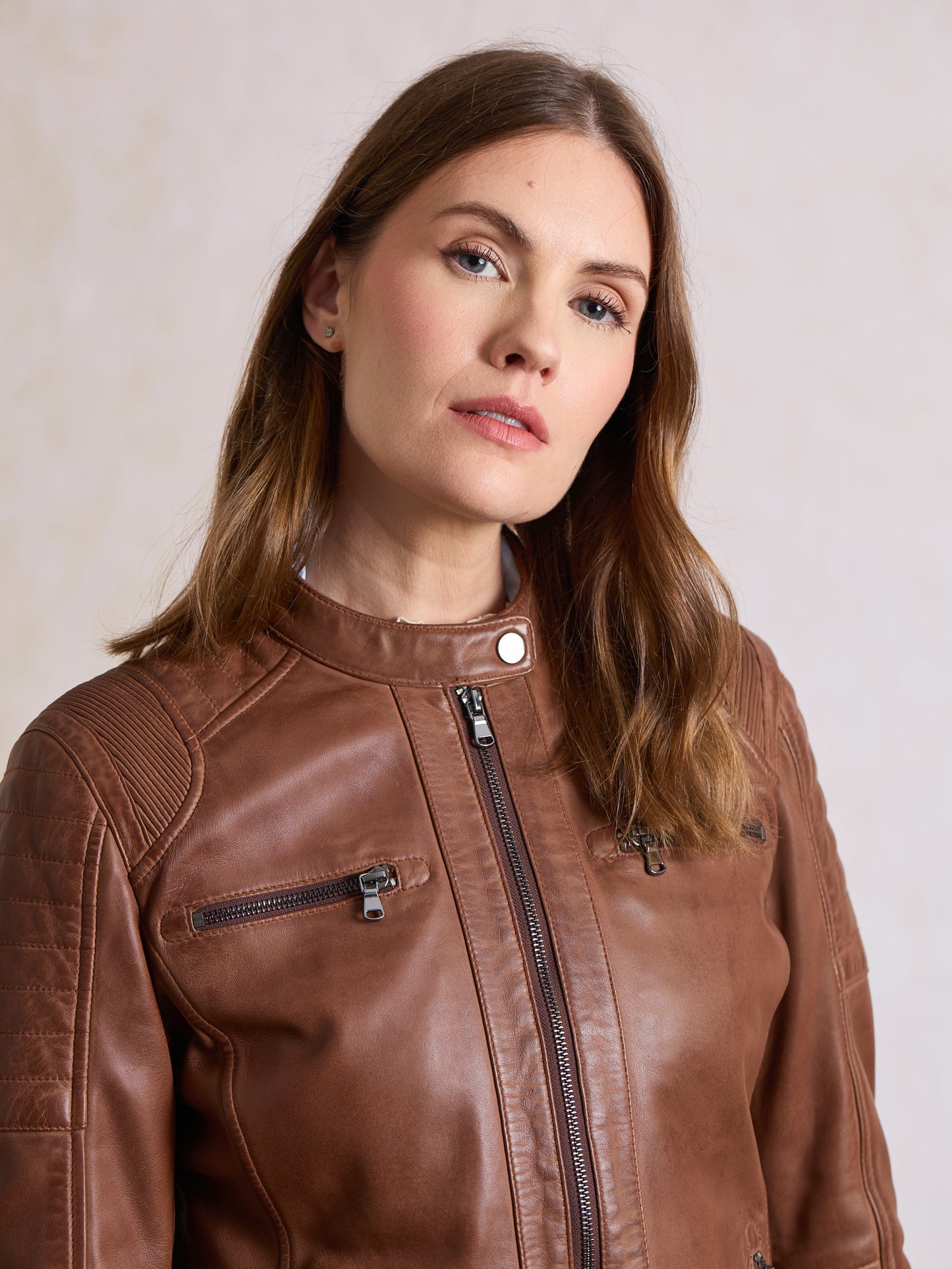 Buttermere Leather Racer Jacket