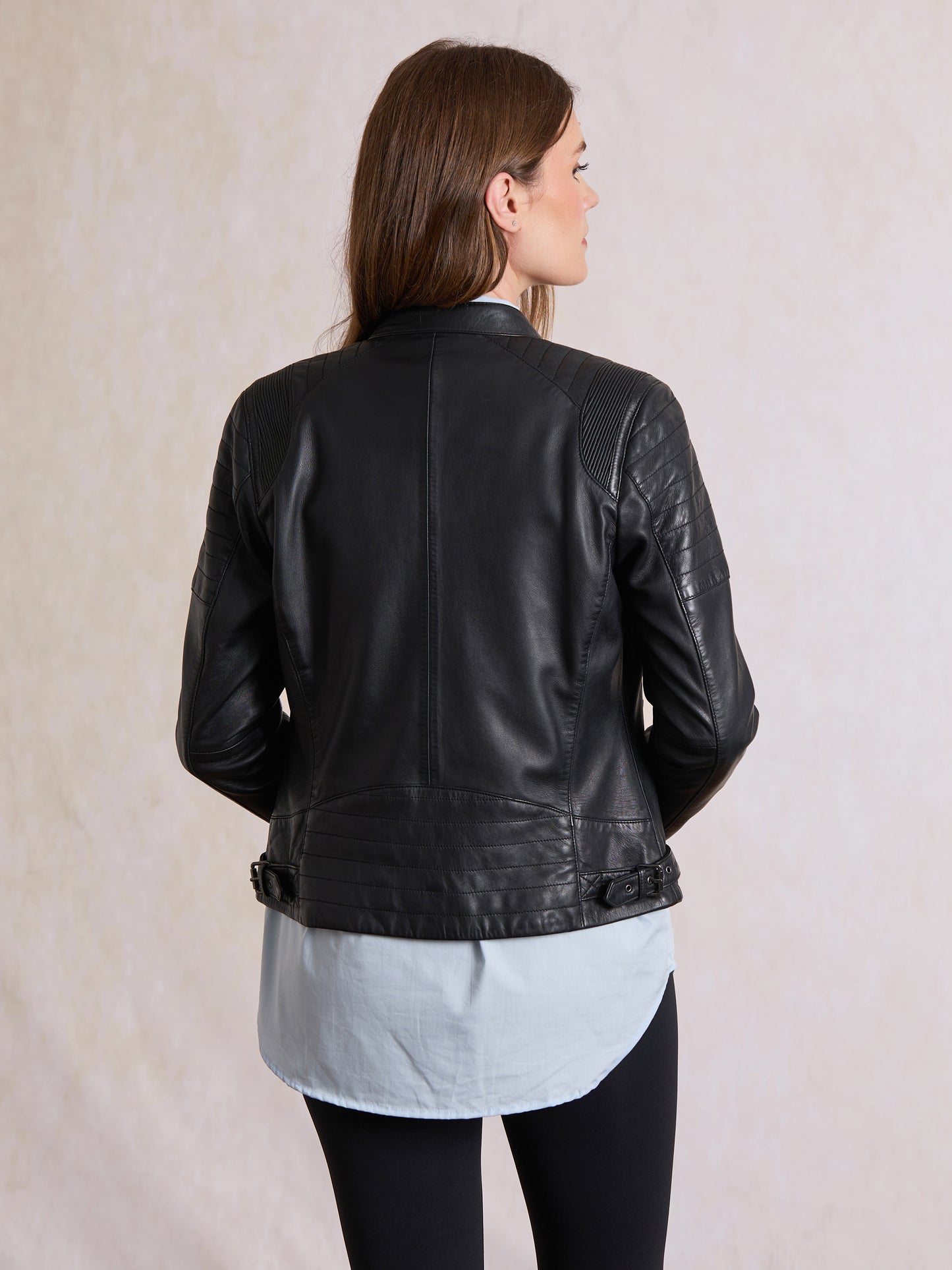 Buttermere Leather Racer Jacket
