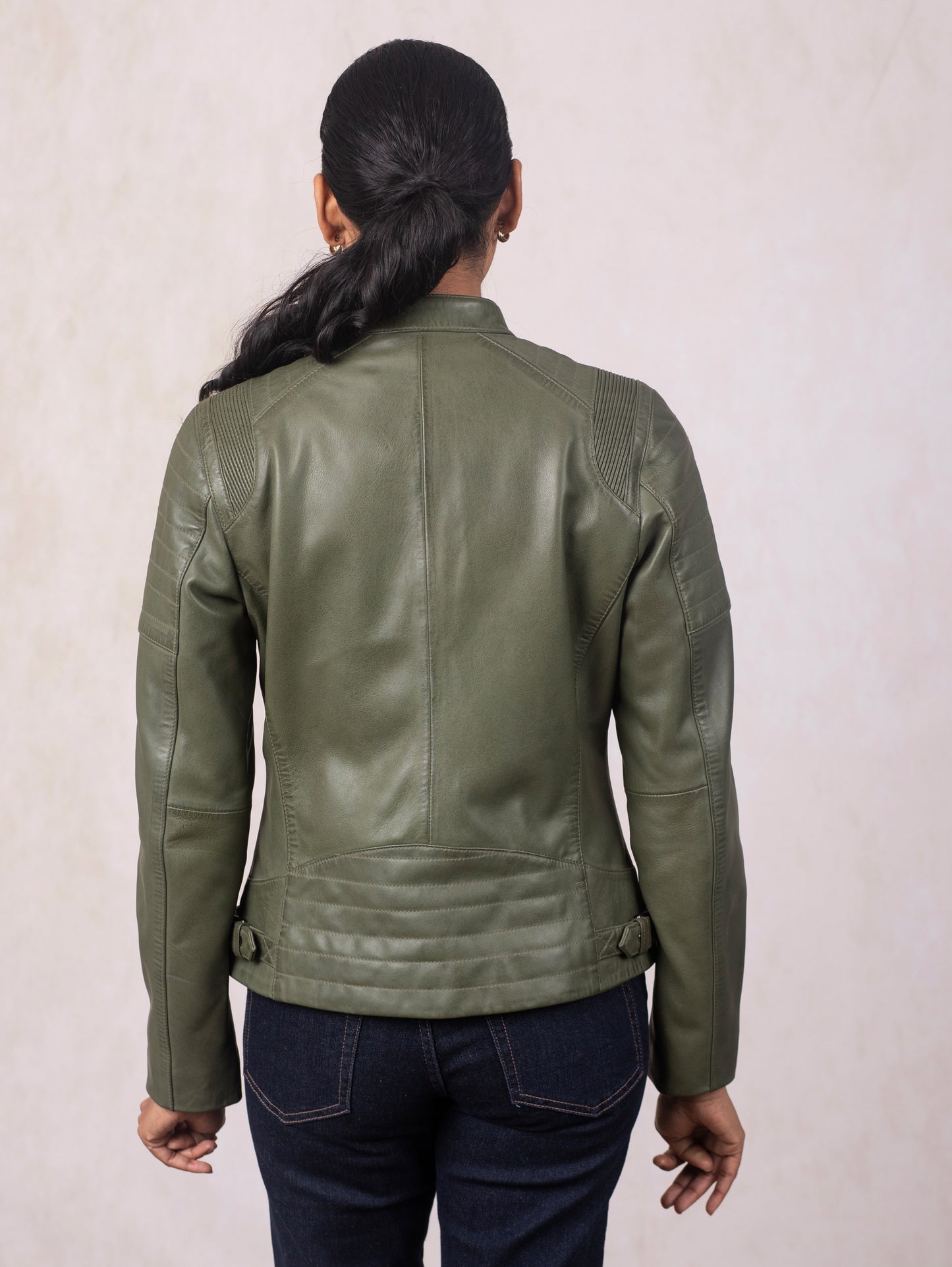 Buttermere Leather Racer Jacket