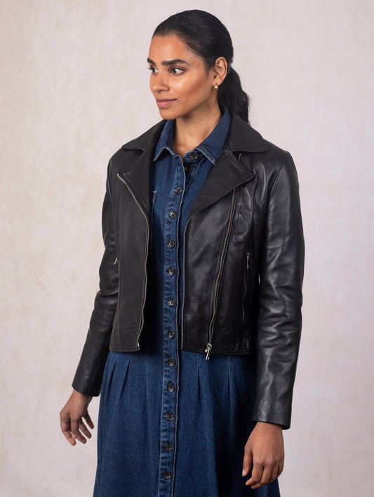 Thornhill Leather Biker Jacket