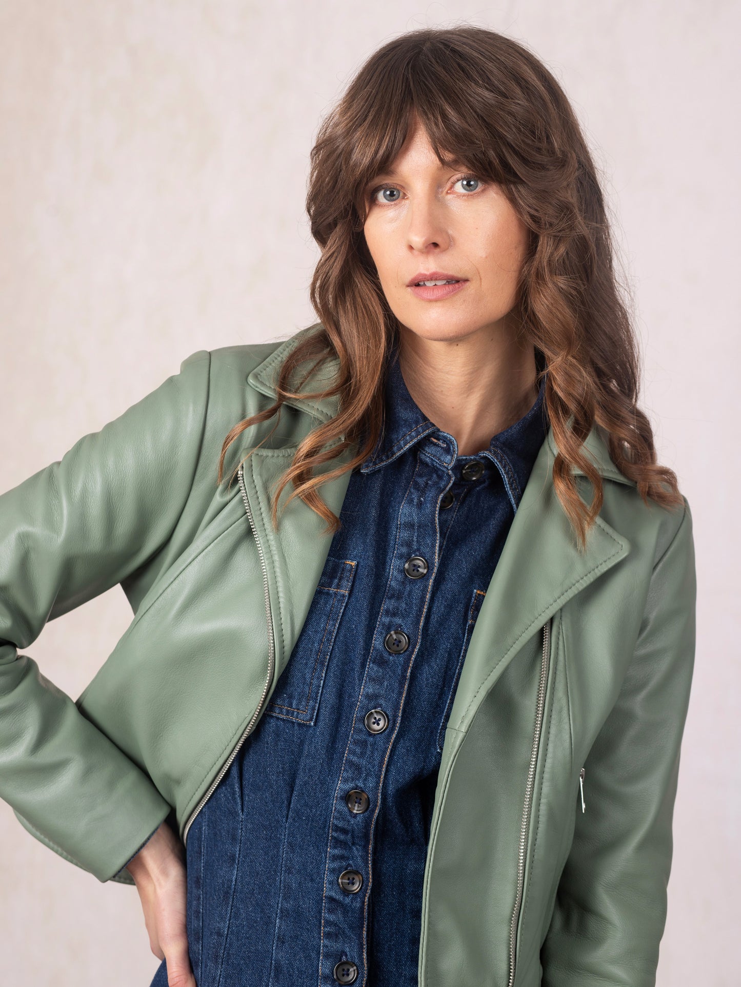 Thornhill Leather Biker Jacket