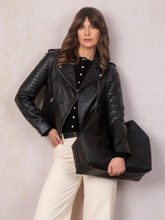 Esthwaite II Leather Biker Jacket