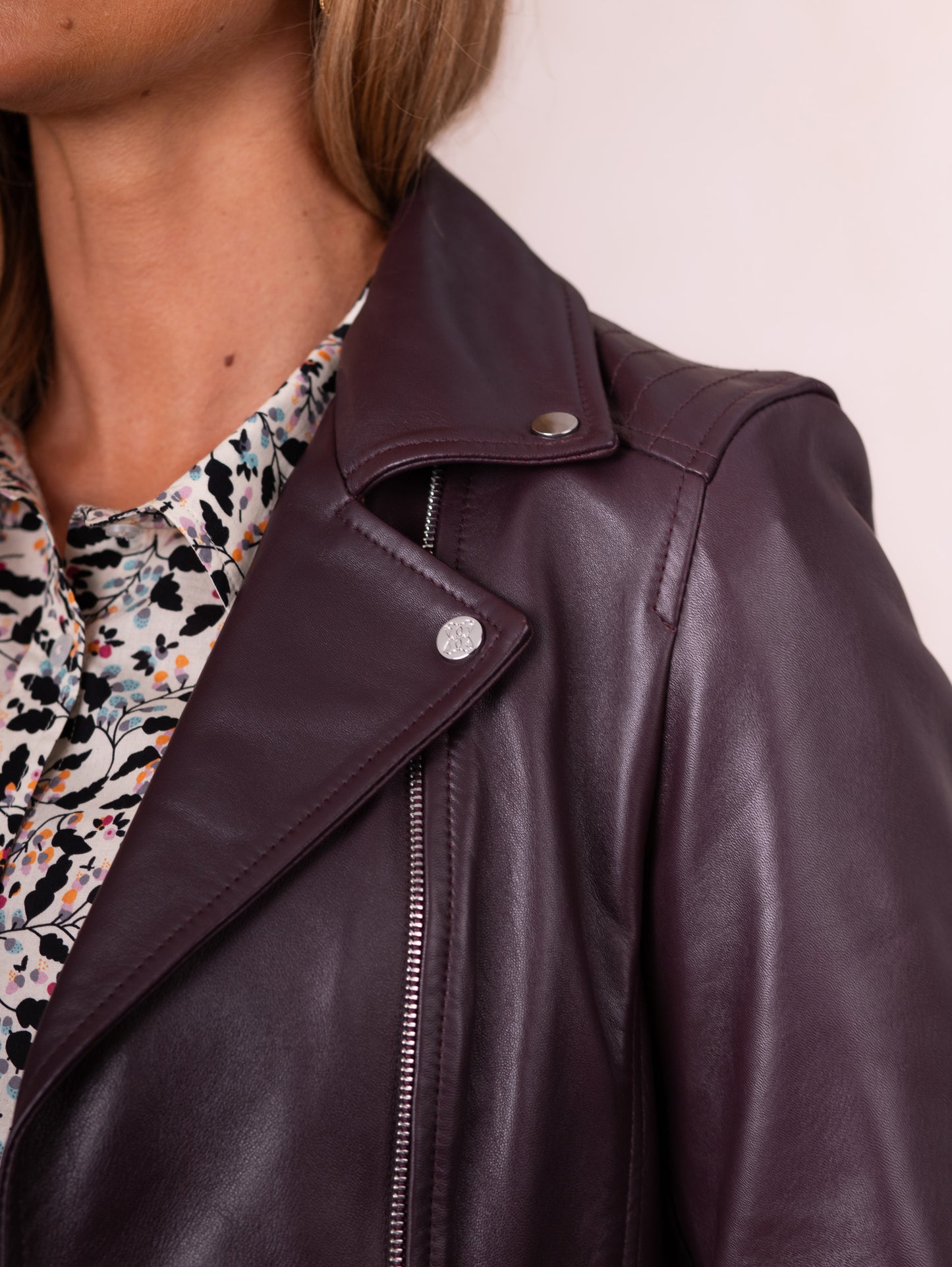 Tarraby Leather Biker Jacket