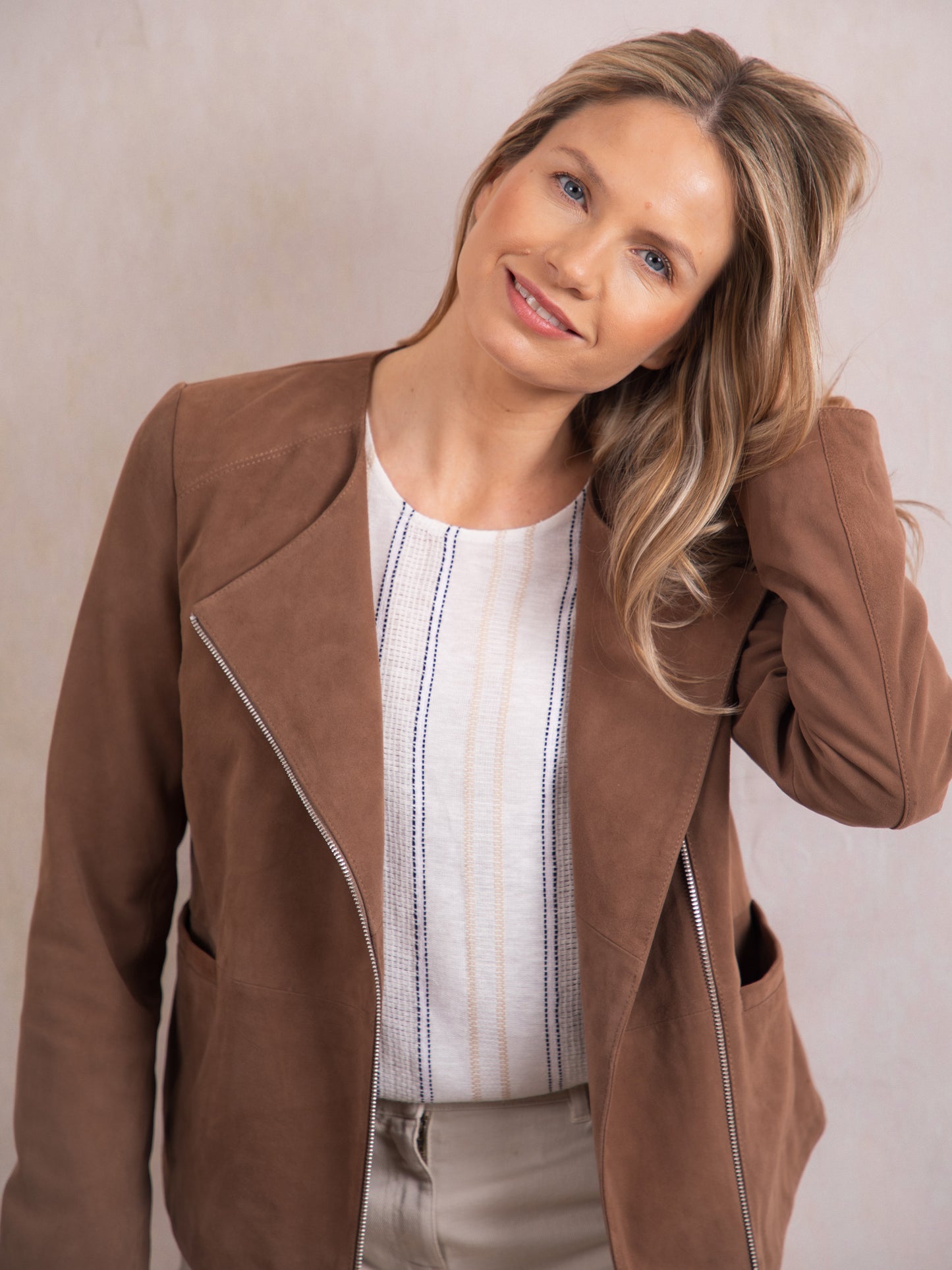 Sawrey Suede Biker Jacket