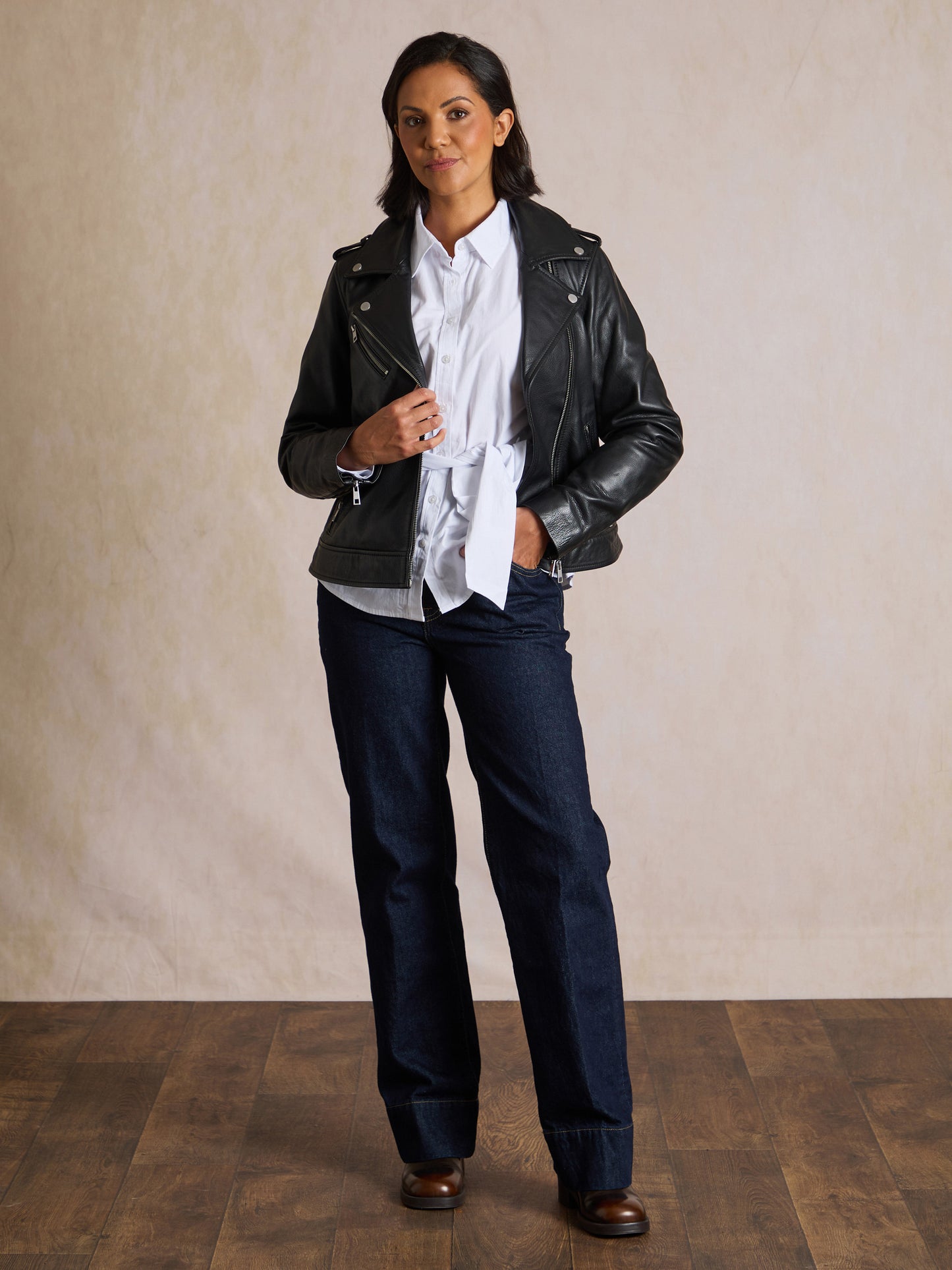 Rosset Leather Biker Jacket