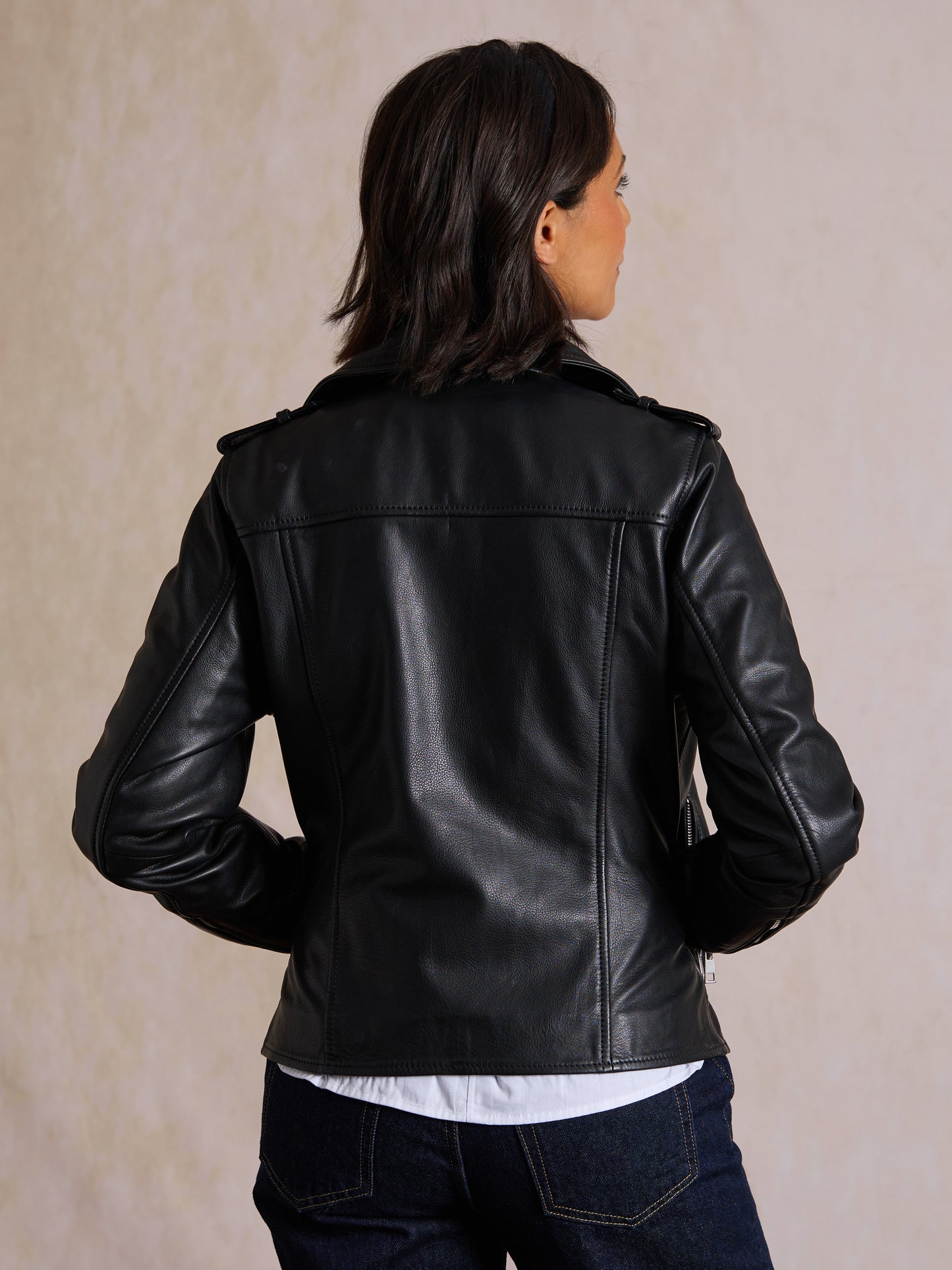 Rosset Leather Biker Jacket