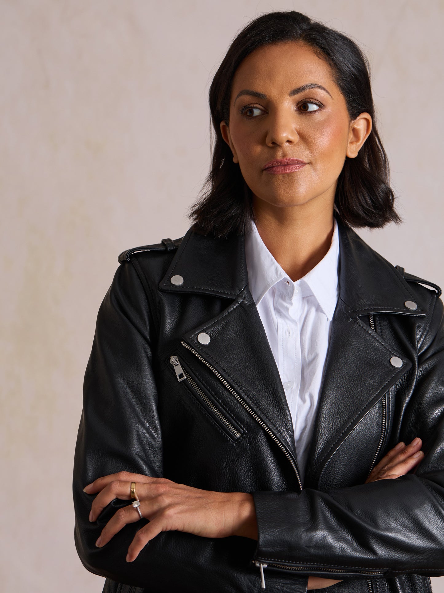 Rosset Leather Biker Jacket
