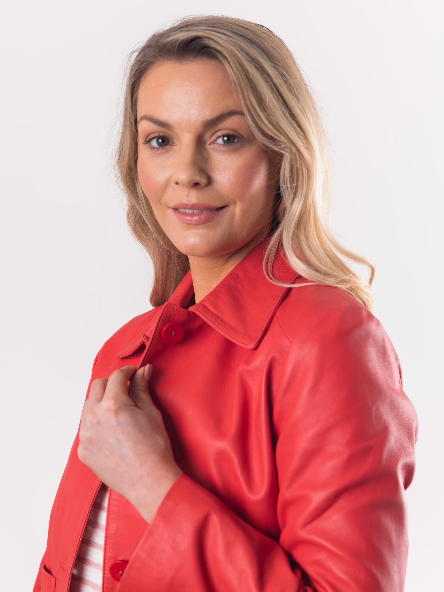 Kendal Collared Leather Jacket