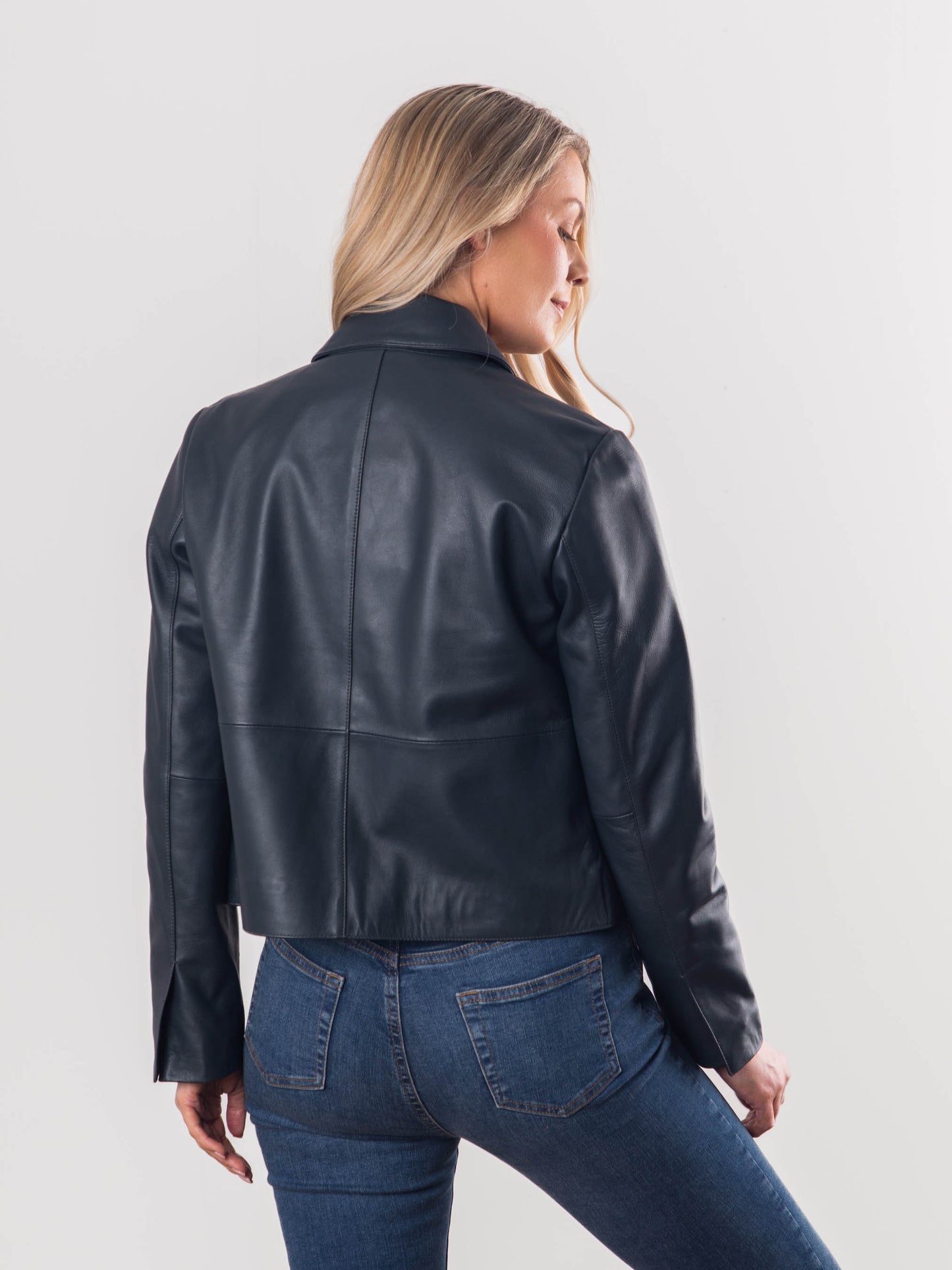 Kendal Collared Leather Jacket