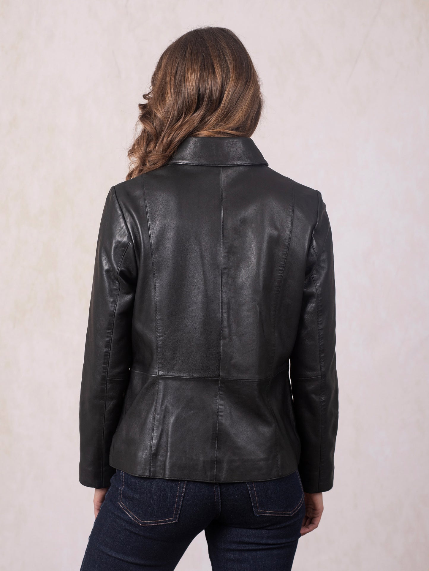 Borrowdale Collared Leather Jacket