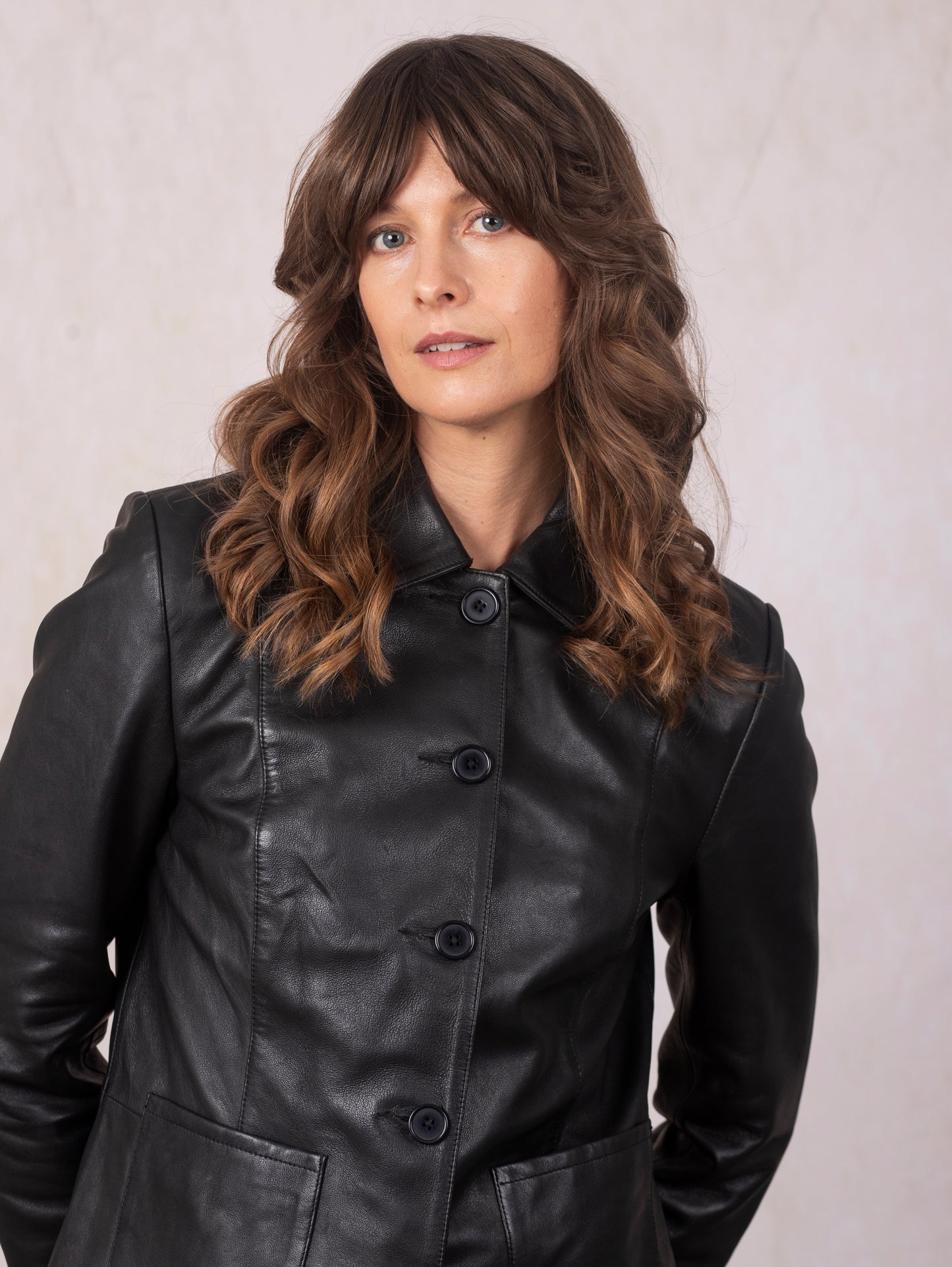 Borrowdale Collared Leather Jacket