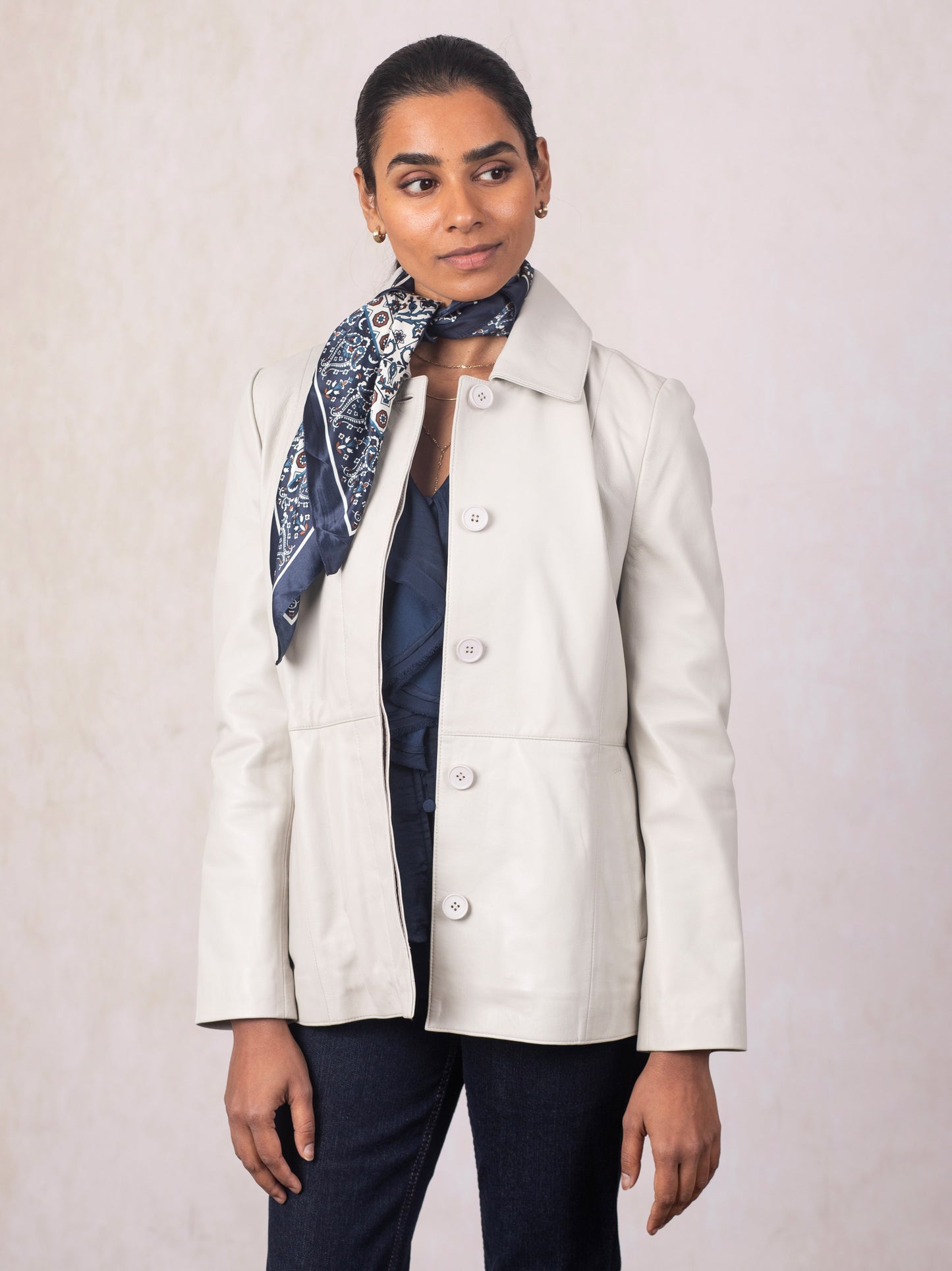 Mawbray Collared Leather Jacket
